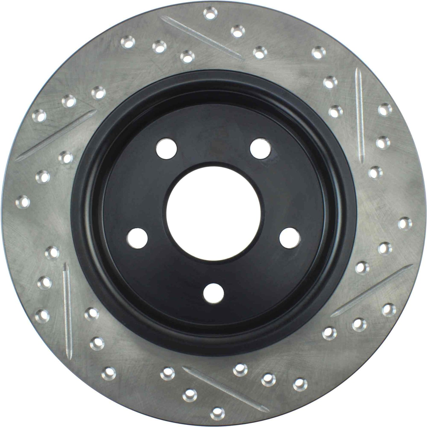StopTech Sport Drilled/Slotted Brake Rotor; Rear Right