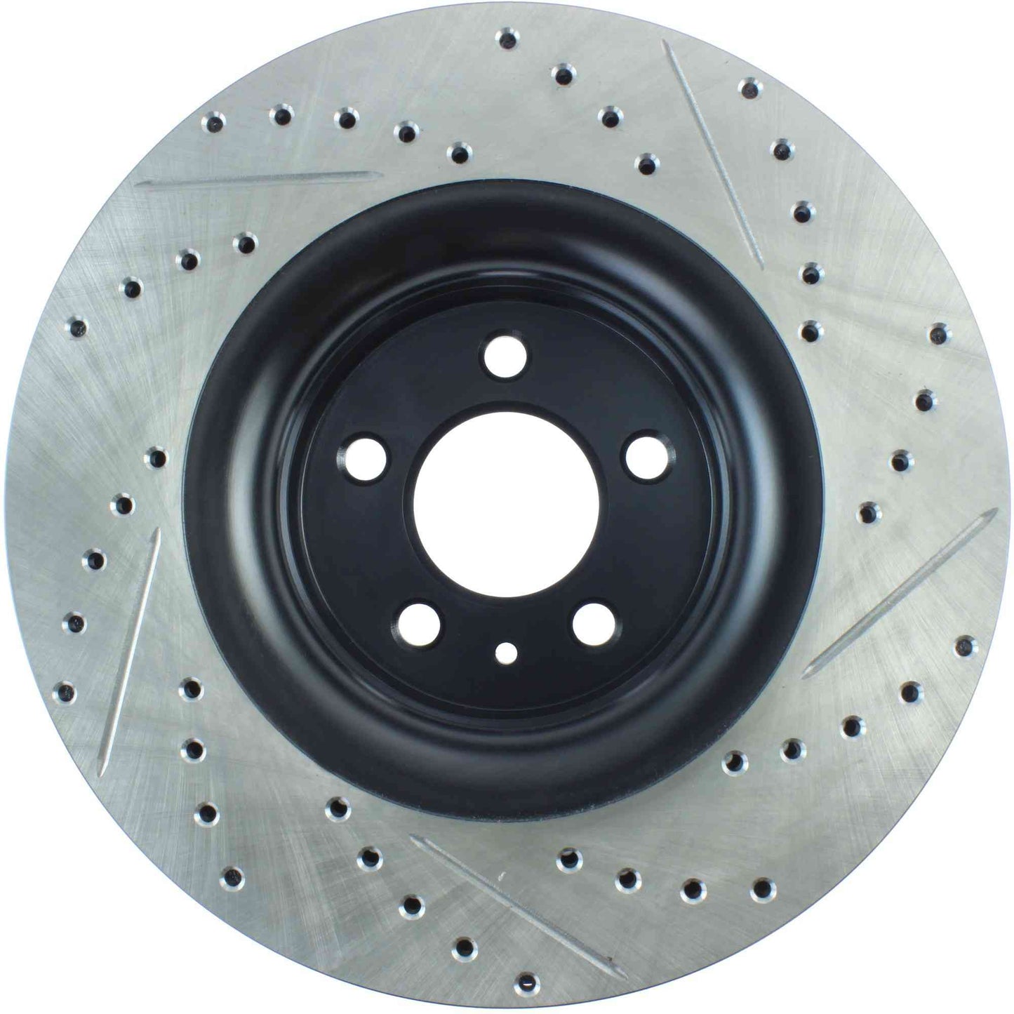 StopTech Slotted & Drilled Sport Brake Rotor - 2015 Ford Mustang Non-Brembo - Front Right 127.61114R