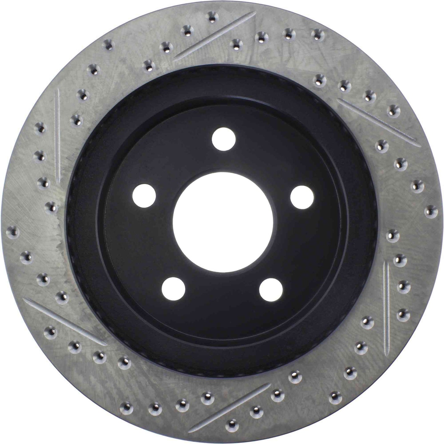 StopTech Sport Drilled/Slotted Brake Rotor; Rear Left