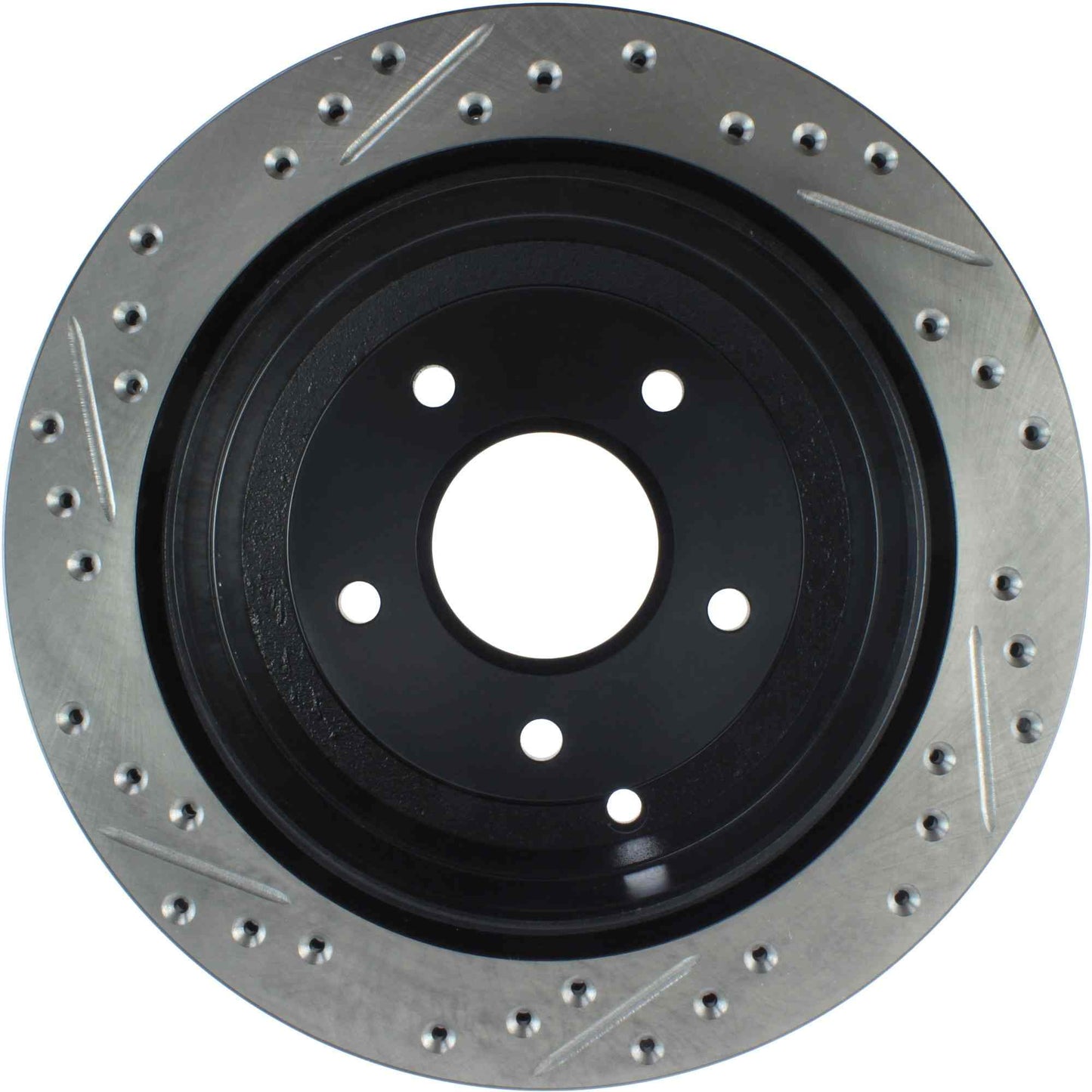 StopTech Sport Drilled/Slotted Brake Rotor; Rear Left