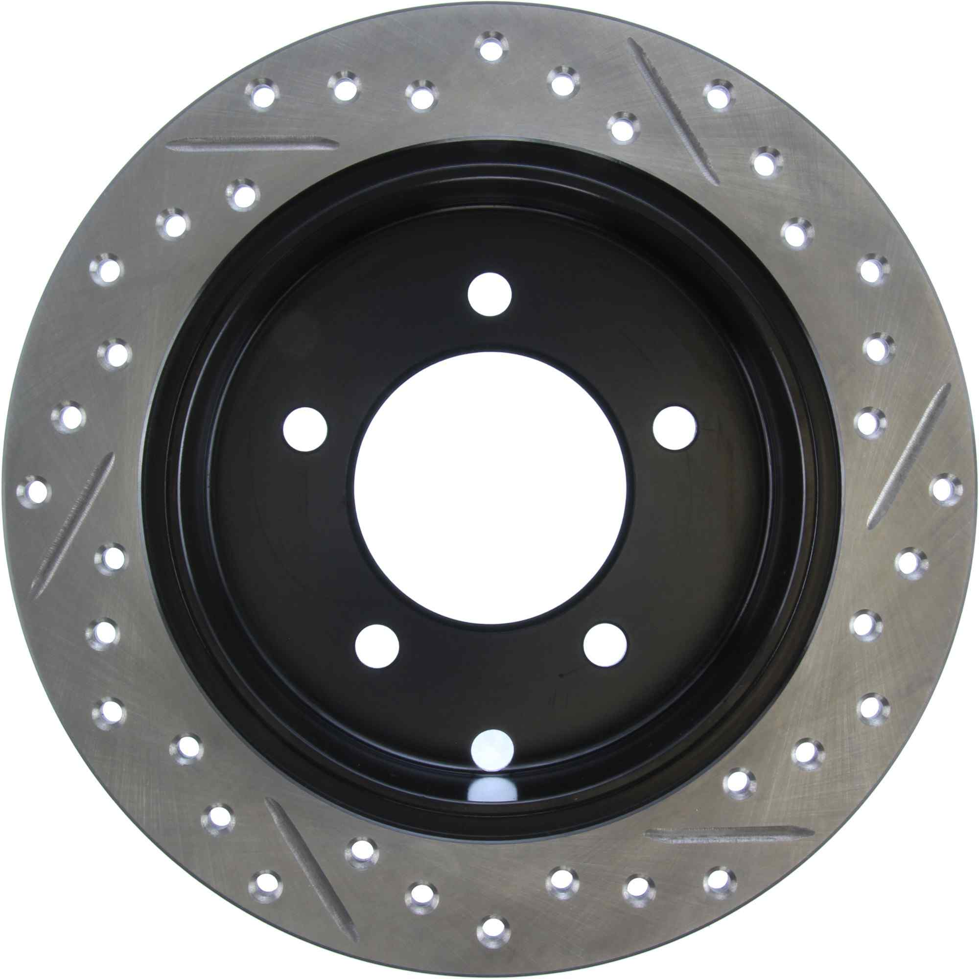 StopTech Sport Drilled/Slotted Brake Rotor; Rear Right