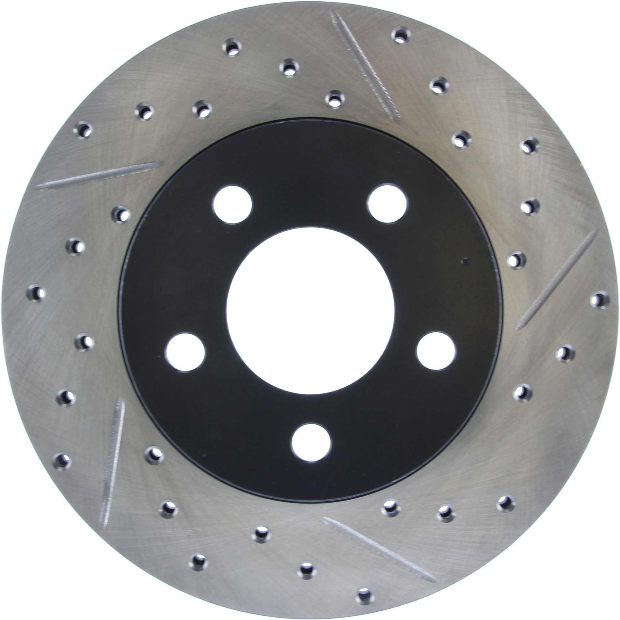 StopTech Sport Drilled/Slotted Brake Rotor; Front Left