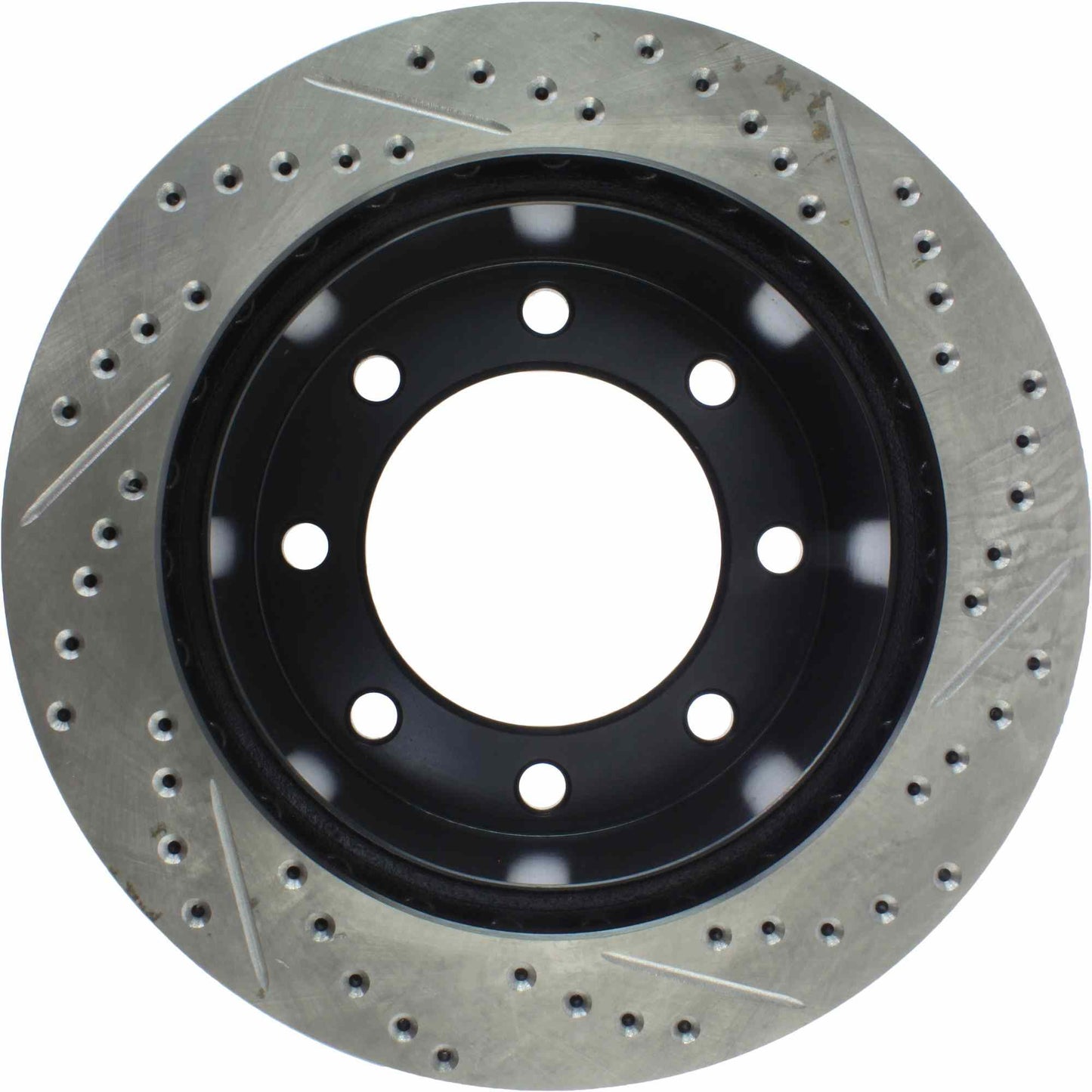 StopTech Sport Drilled/Slotted Brake Rotor; Rear Right
