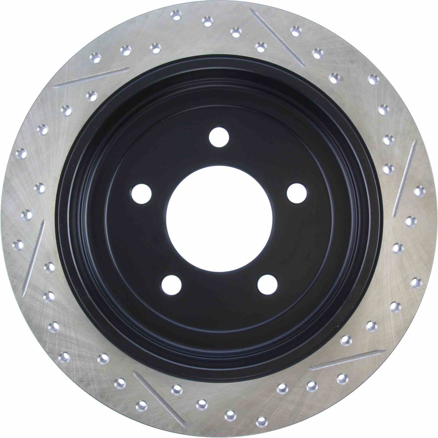 StopTech Sport Drilled/Slotted Brake Rotor; Rear Right