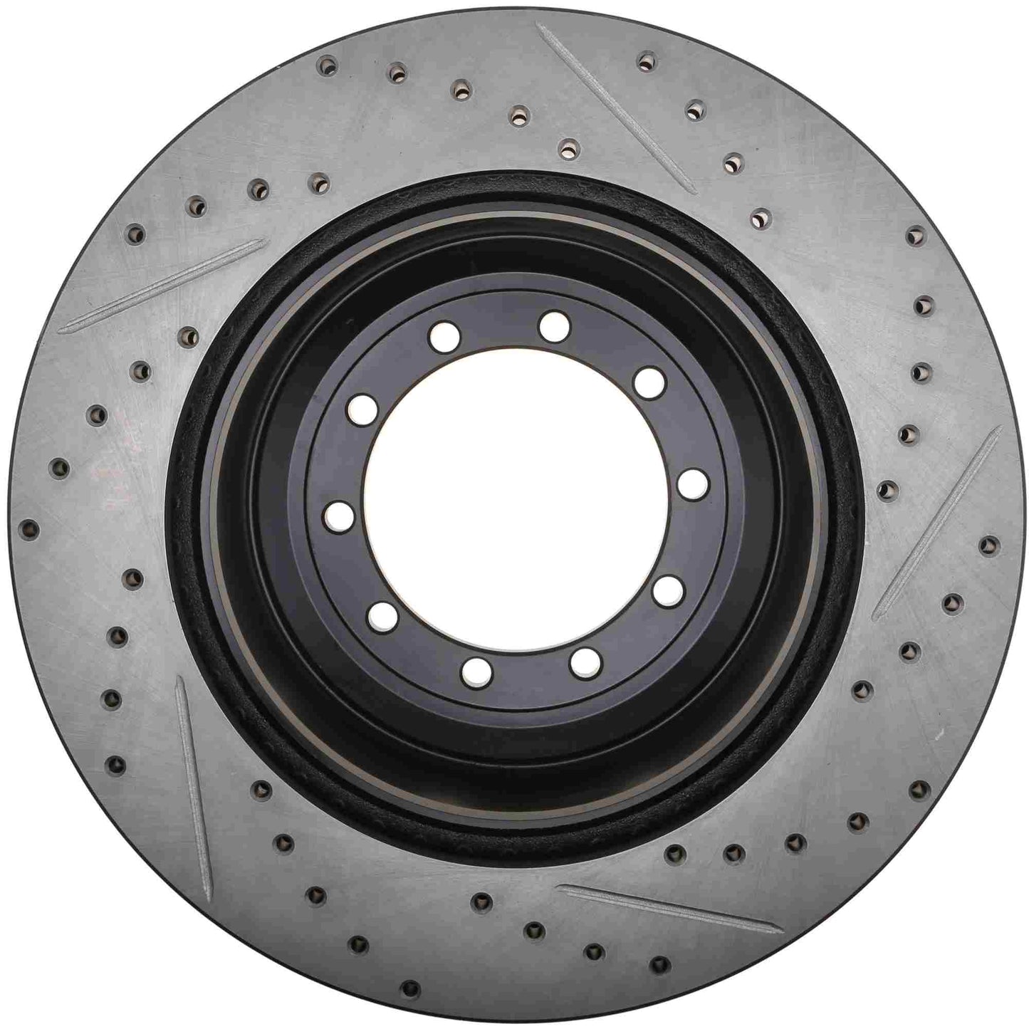 StopTech 17-20 Ford F-450/F-550 Super Duty Cryo Slotted & Drilled Sport Brake Rotor - Right Rear 127.65151CR