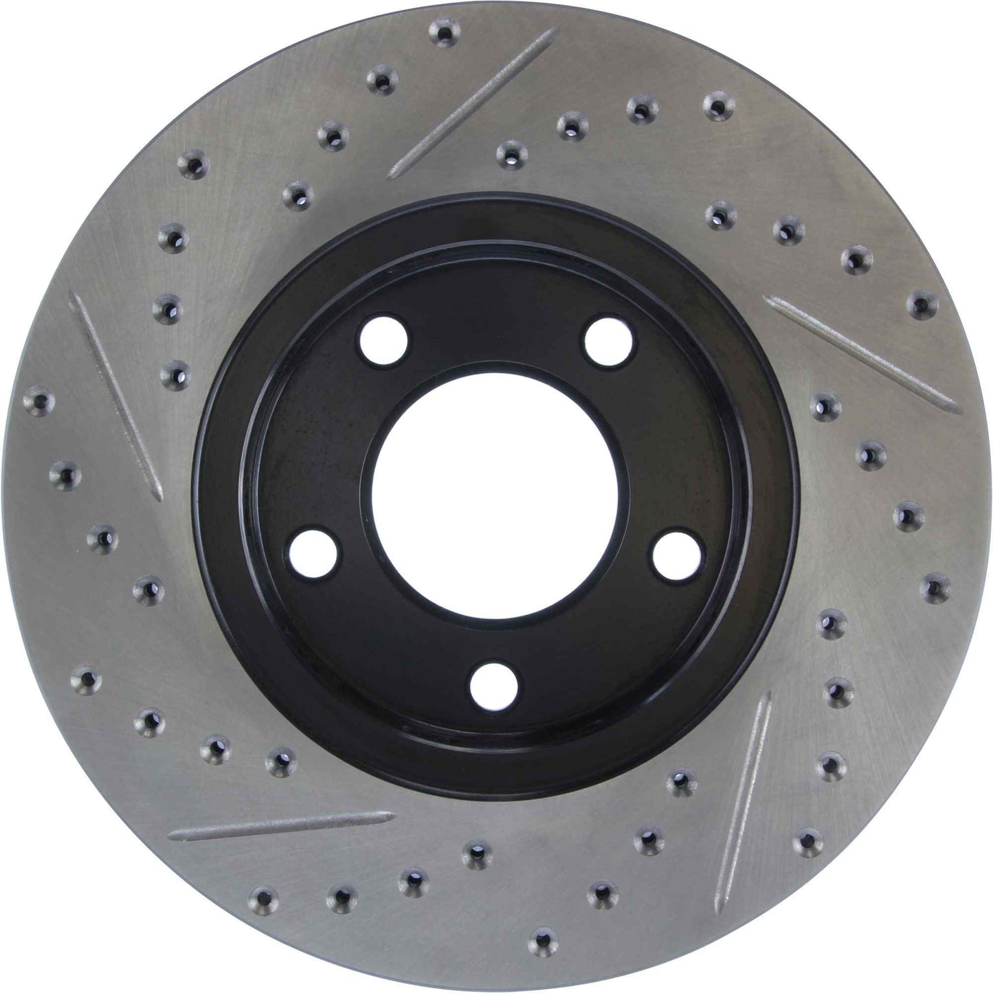 StopTech Sport Drilled/Slotted Brake Rotor; Front Left