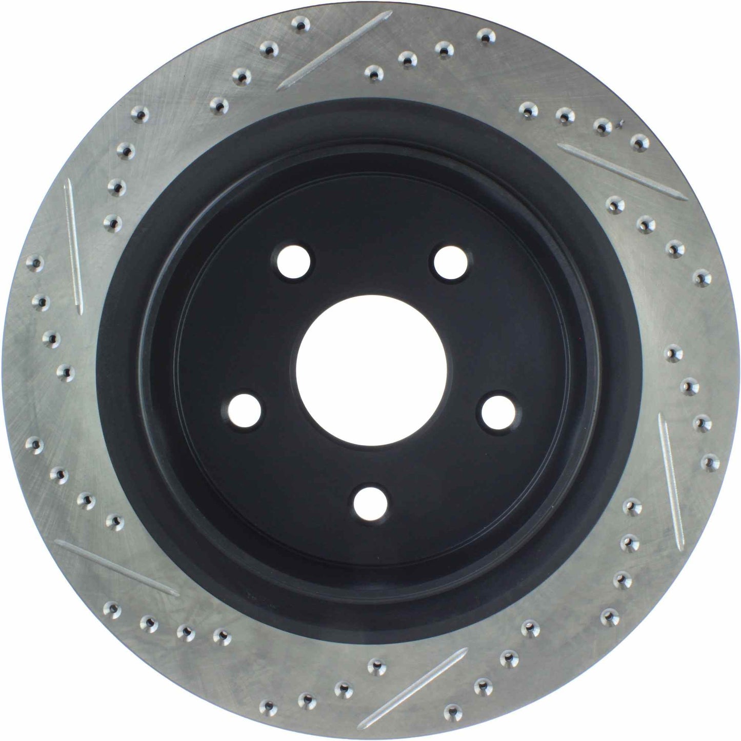 StopTech Sport Drilled/Slotted Brake Rotor; Rear Left