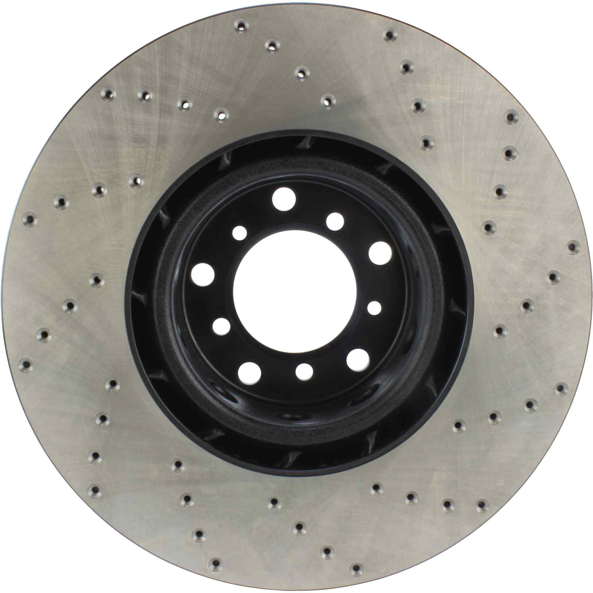 StopTech Sport Cryo Cross Drilled Brake Rotor; Front Left