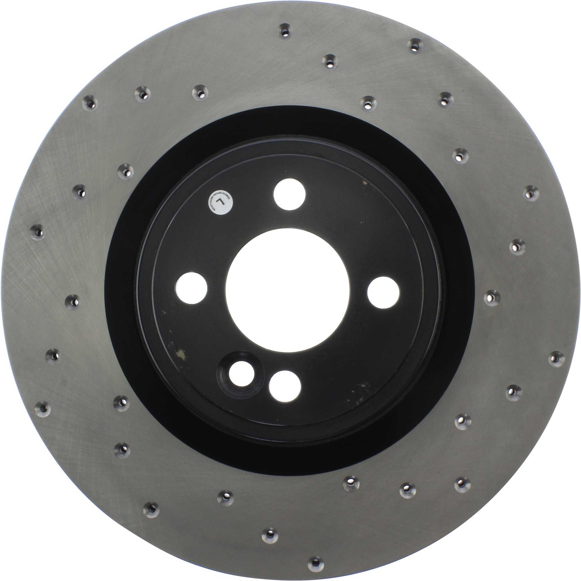 StopTech Sport Cross Drilled Brake Rotor - Front Right 128.34114L