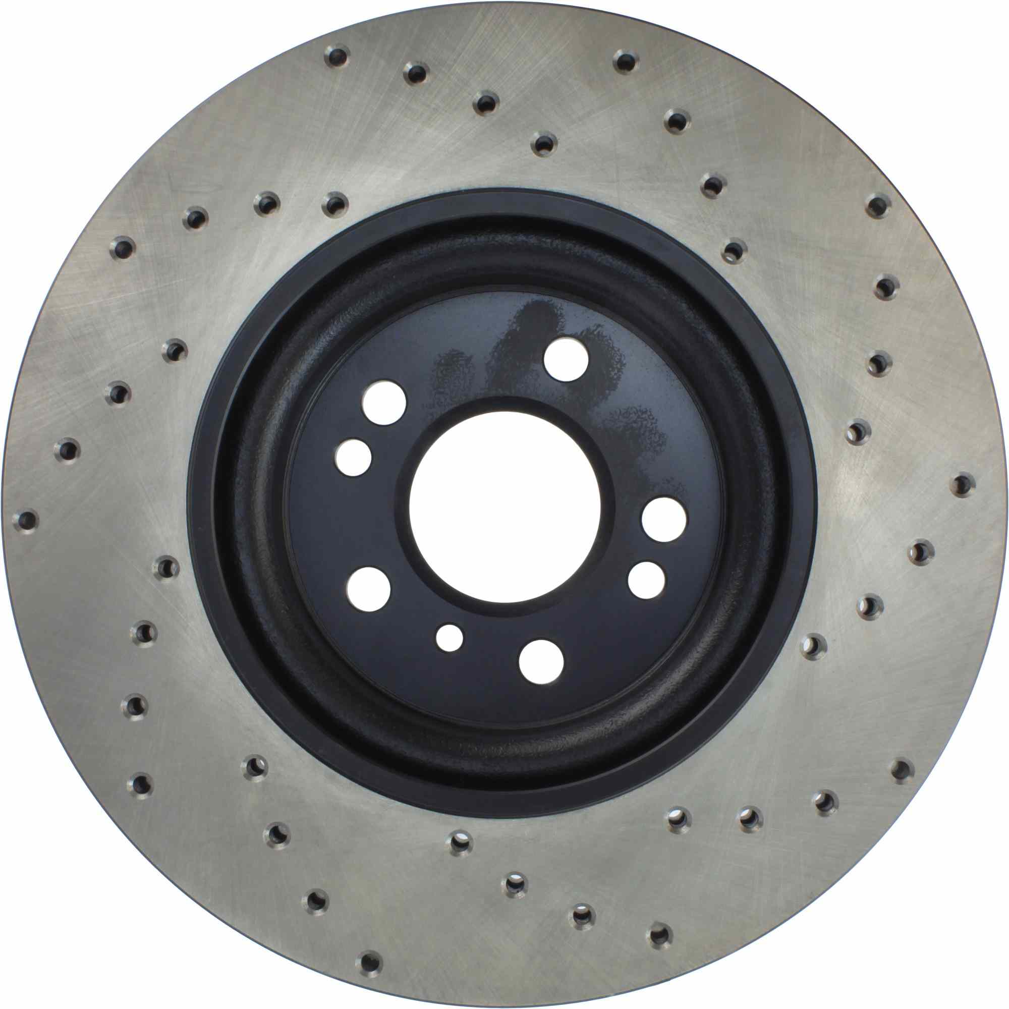 StopTech Sport Cryo Cross Drilled Brake Rotor; Front Left