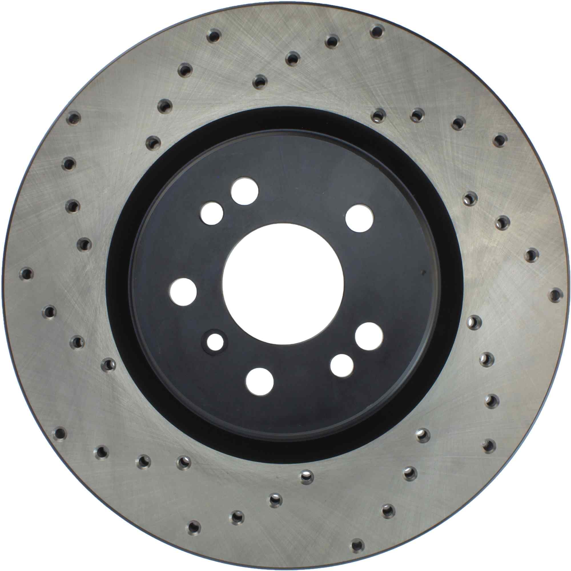 StopTech Sport Cryo Cross Drilled Brake Rotor; Front Left