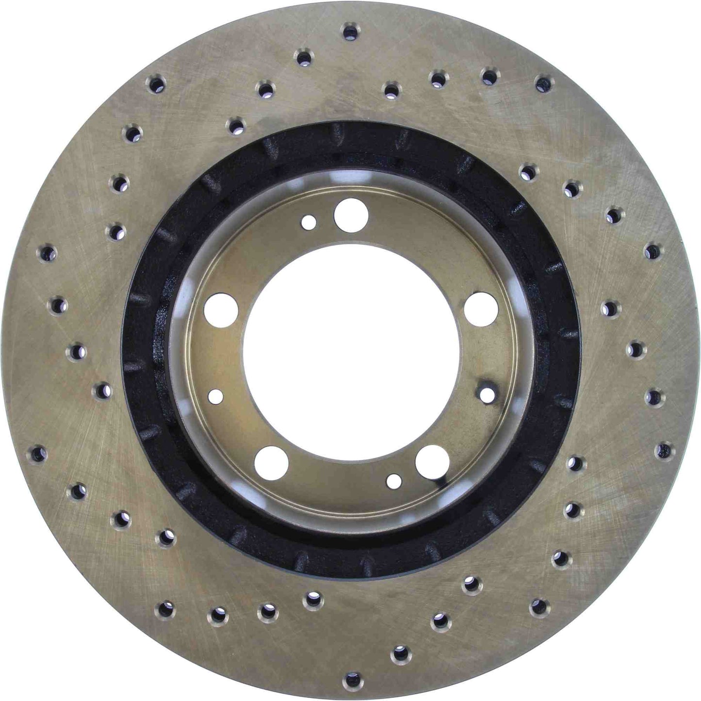 StopTech 90-91 Porsche 944 (Exc Turbo)/92-95 968 (Exc Sport) Drilled Left Front Rotor 128.37021L