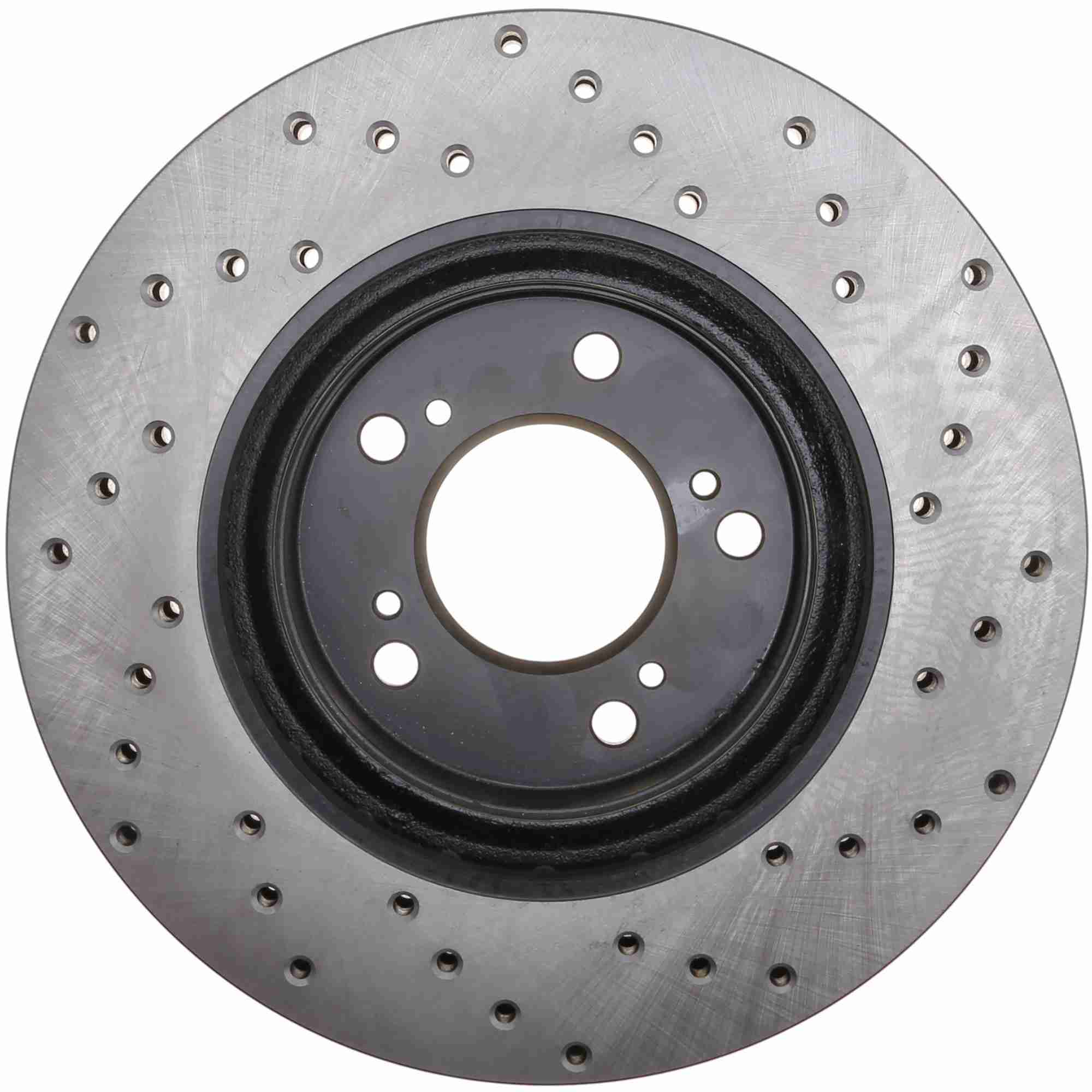 StopTech Sport Cryo Cross Drilled Brake Rotor; Rear Left