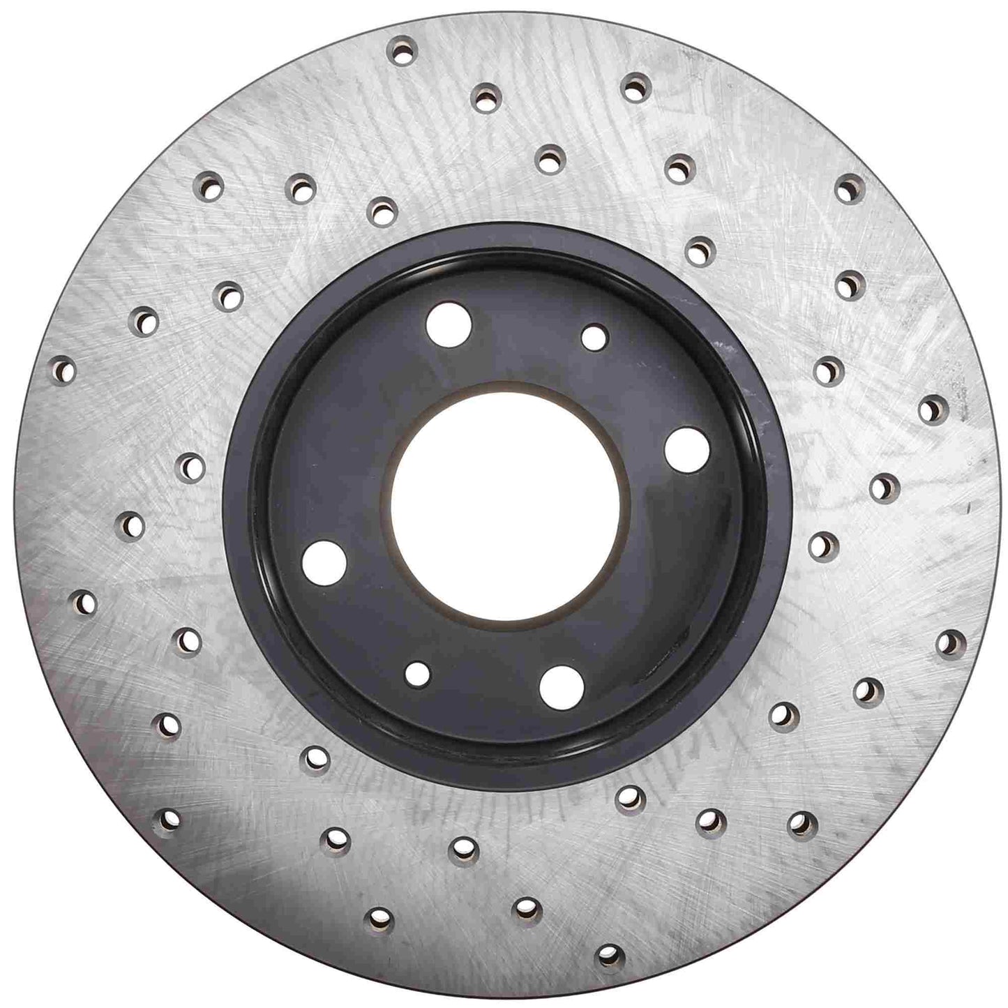 StopTech Sport Cross Drilled Brake Rotor; Front Right