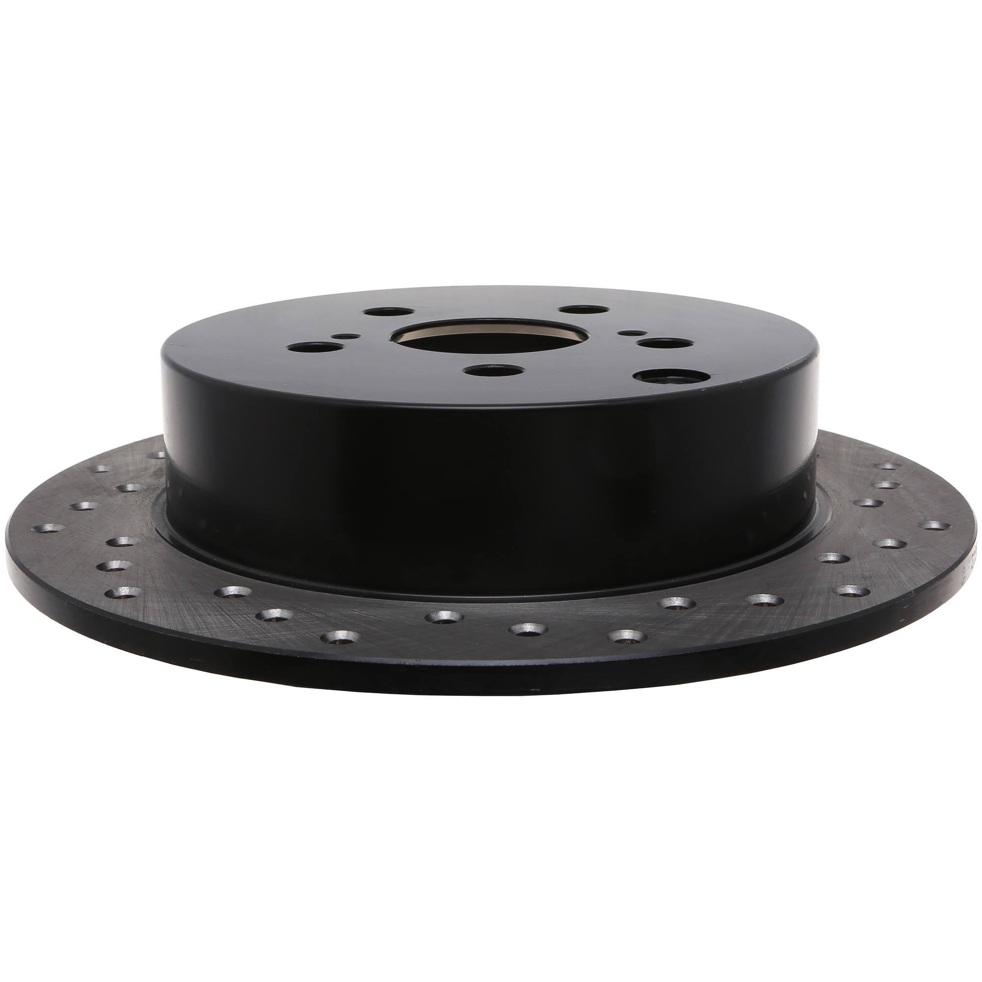 StopTech Sport Cross Drilled Brake Rotor; Rear Left