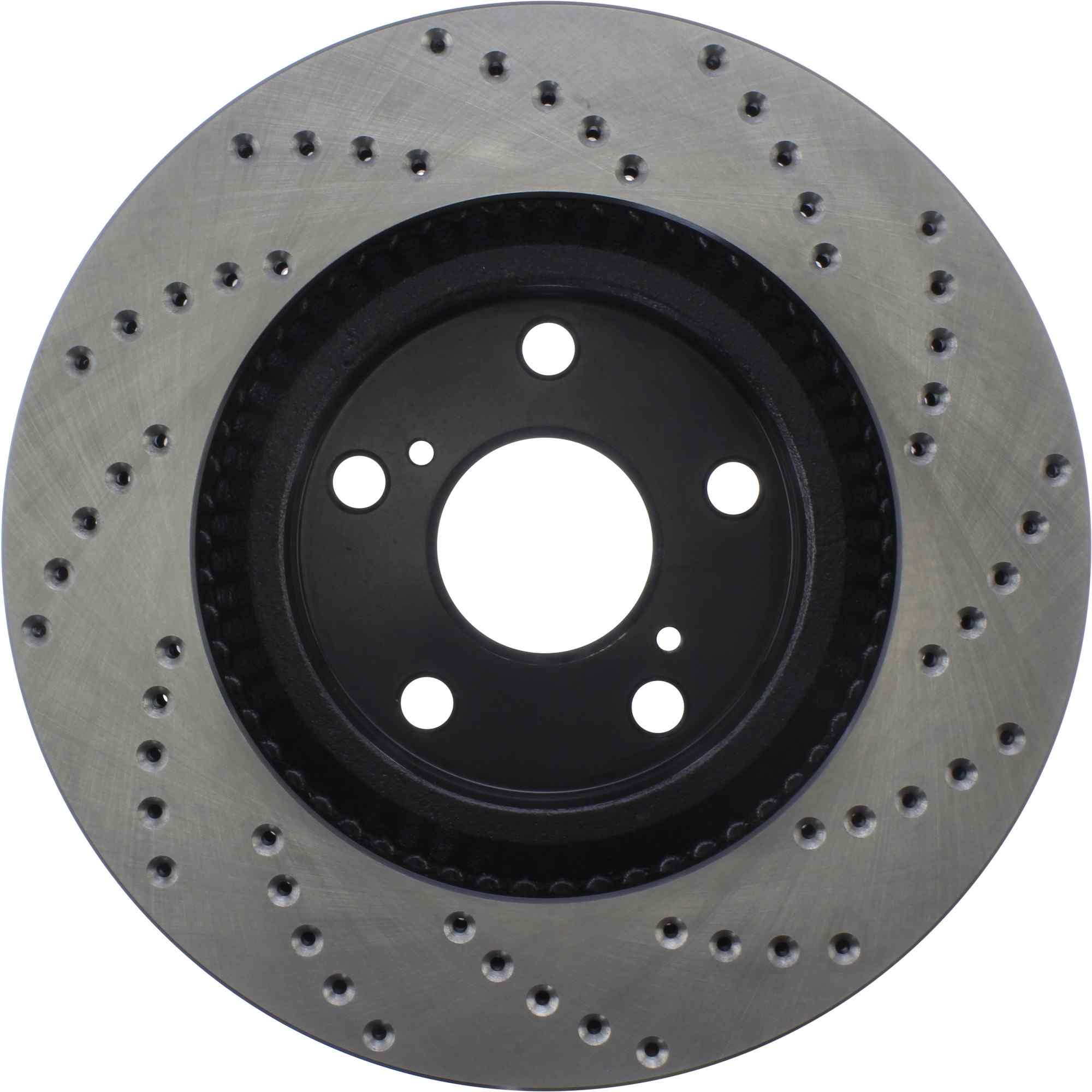 StopTech Sport Cross Drilled Brake Rotor; Front Right