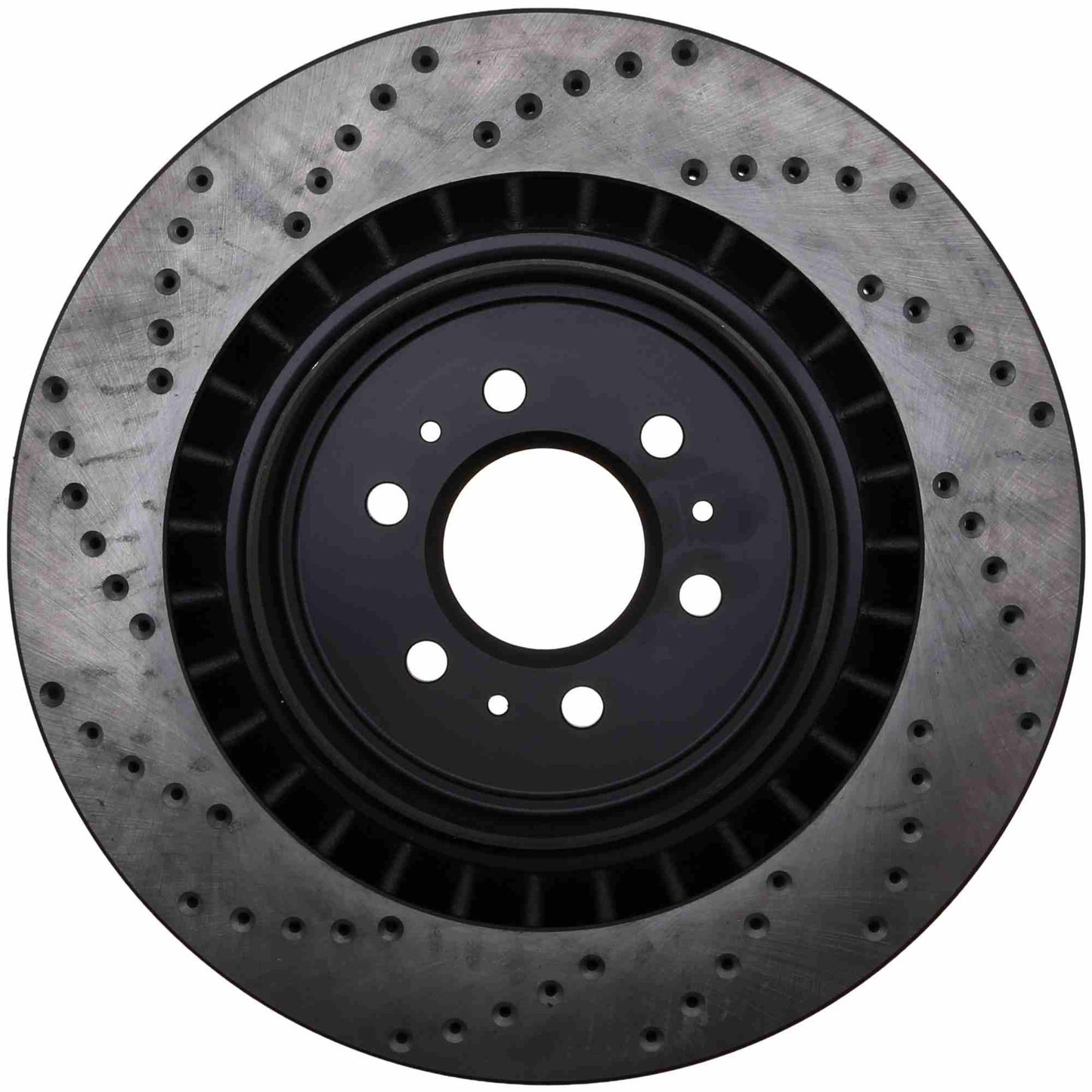 StopTech Sport Cryo Cross Drilled Brake Rotor; Rear Left