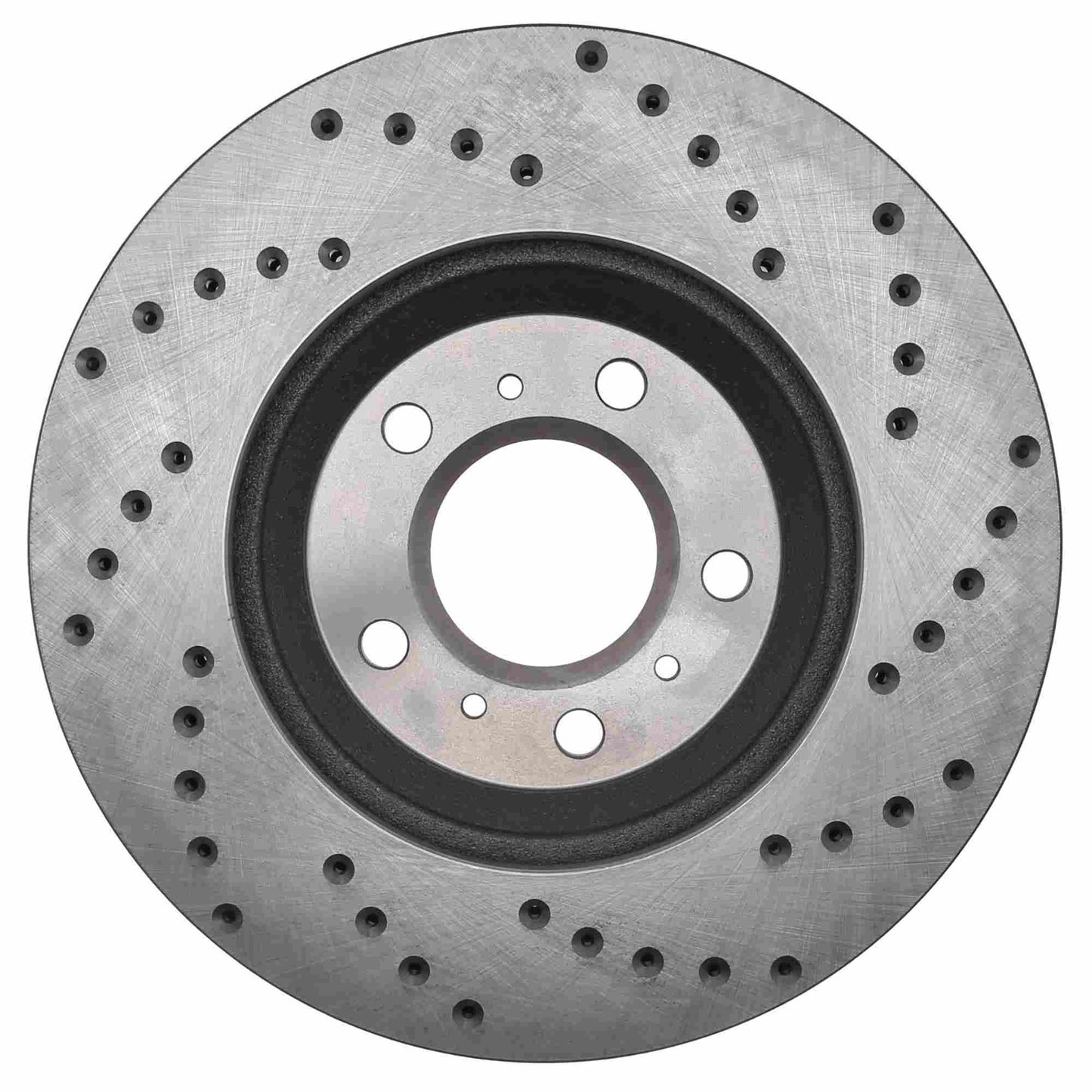 StopTech Sport Cross Drilled Brake Rotor; Front Right