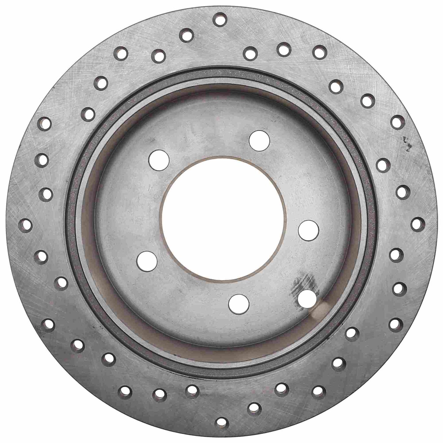 StopTech Sport Cross Drilled Brake Rotor; Rear Left