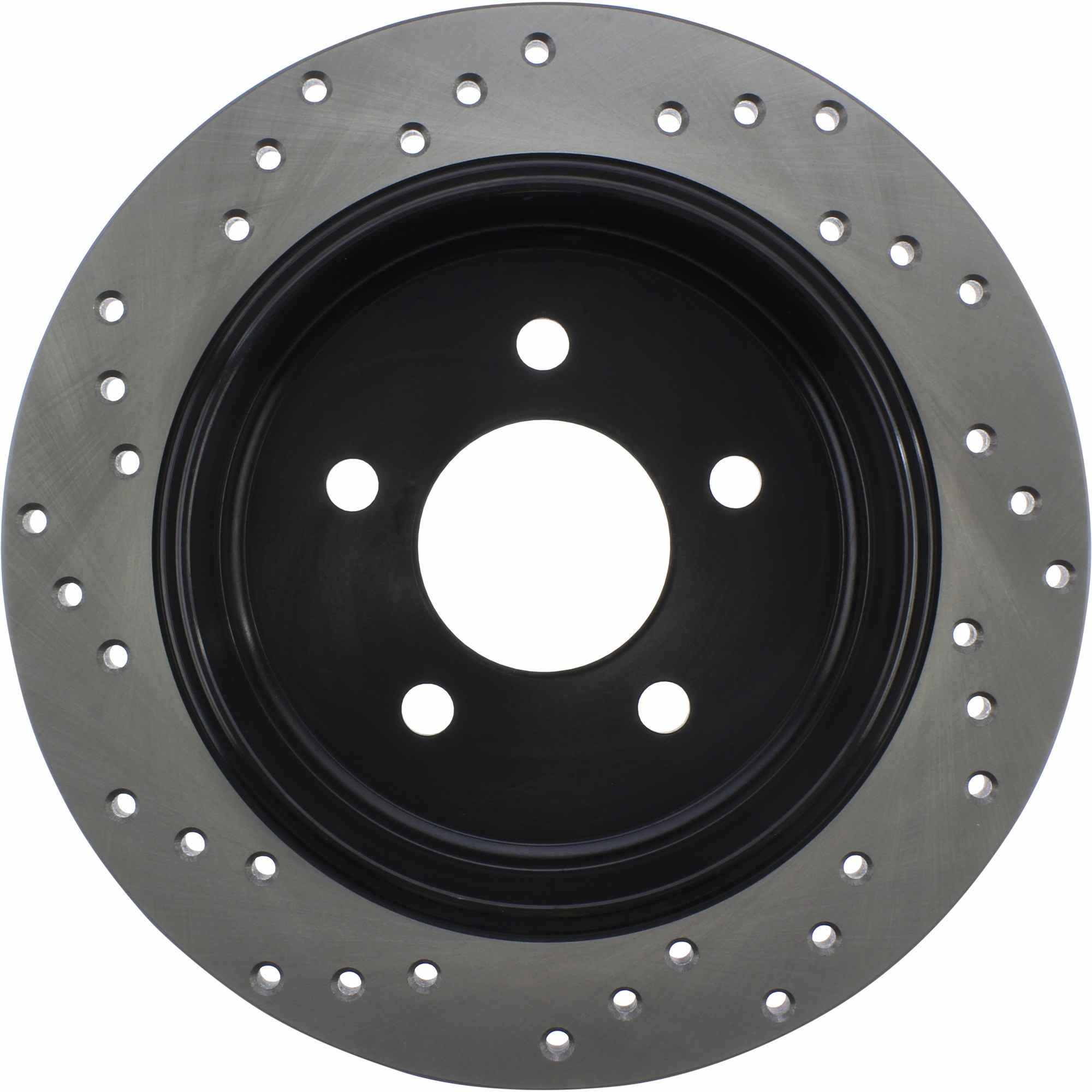 StopTech Sport Cryo Cross Drilled Brake Rotor; Rear Left