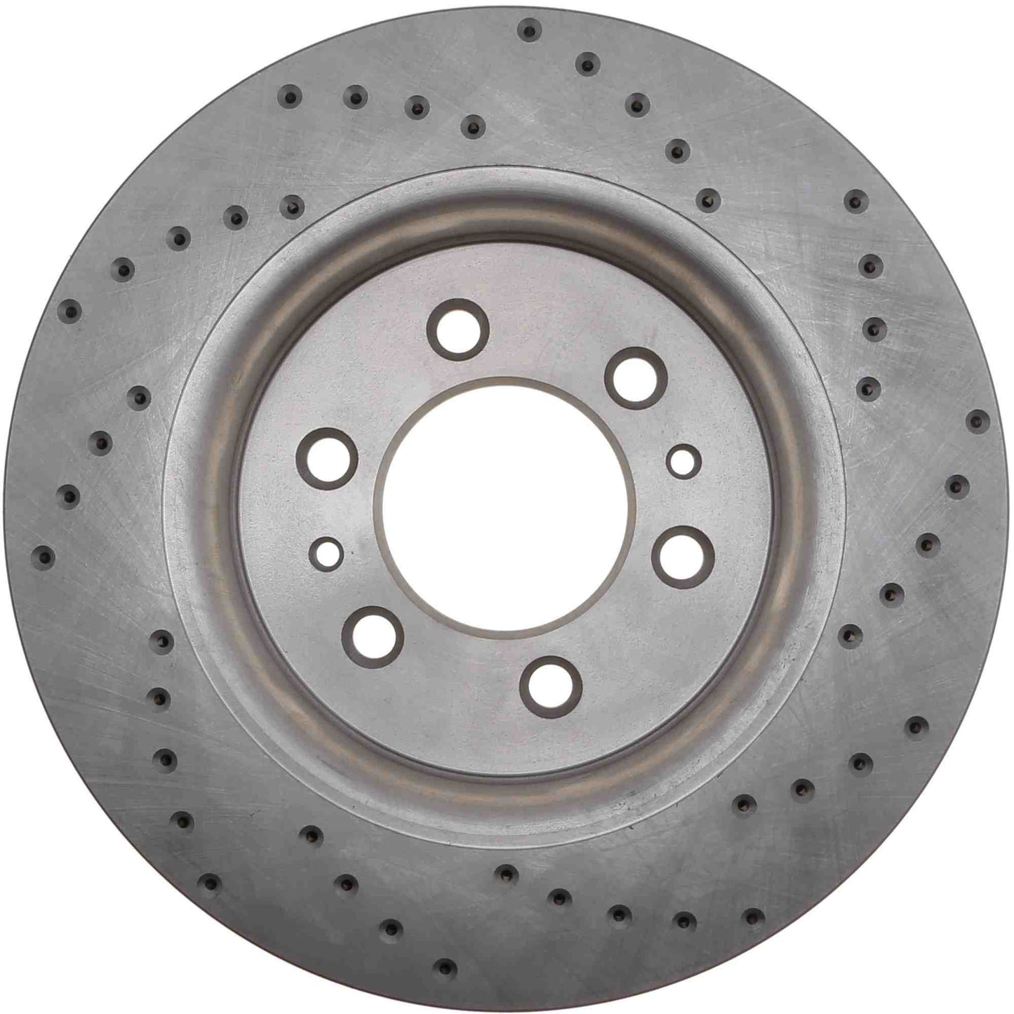 StopTech Sport Cross Drilled Brake Rotor; Front Right