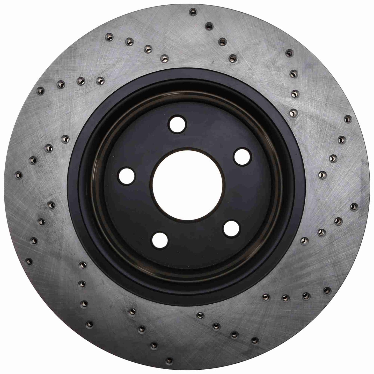 StopTech Sport Cross Drilled Brake Rotor; Front Right