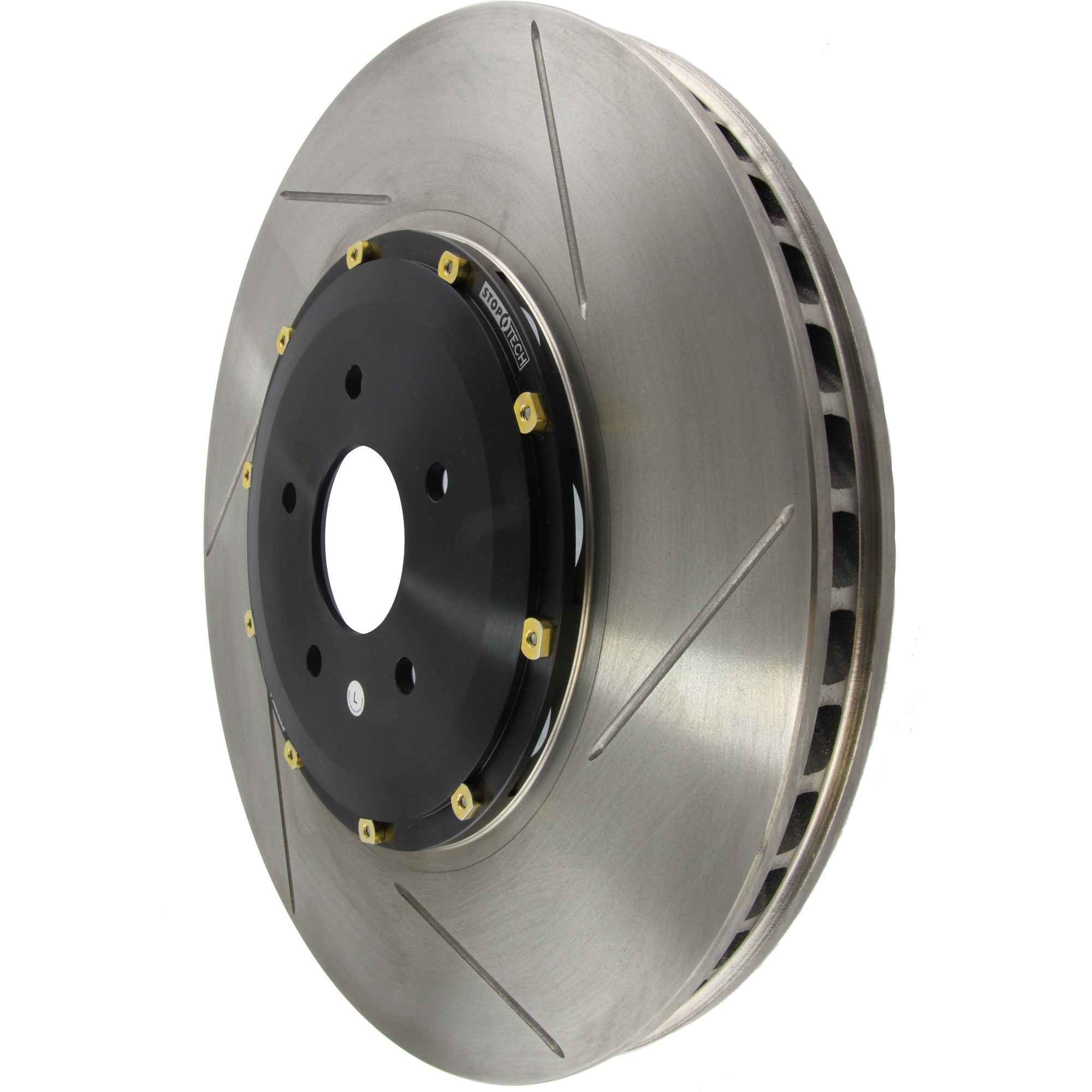 StopTech 15-18 BMW M3/M4 Aero Rotor Drilled 2-Piece Front Left Side Brake Rotor 129.34164.35