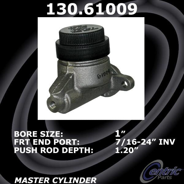 Centric Parts Premium Brake Master Cylinder 130.61009