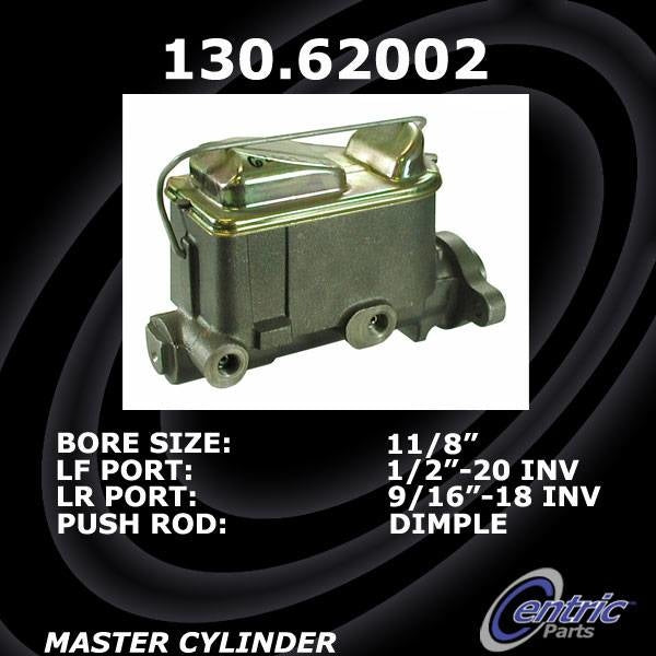 Centric Parts Premium Brake Master Cylinder 130.62002