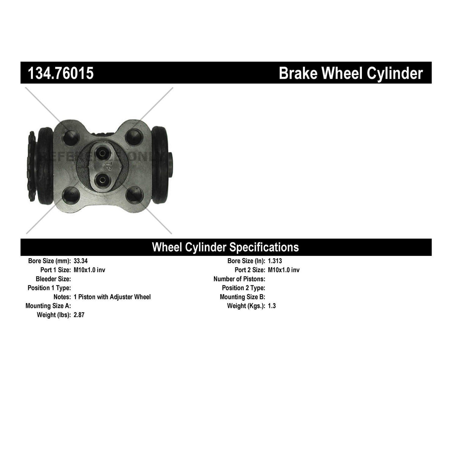 StopTech Premium Wheel Cylinder 134.76015