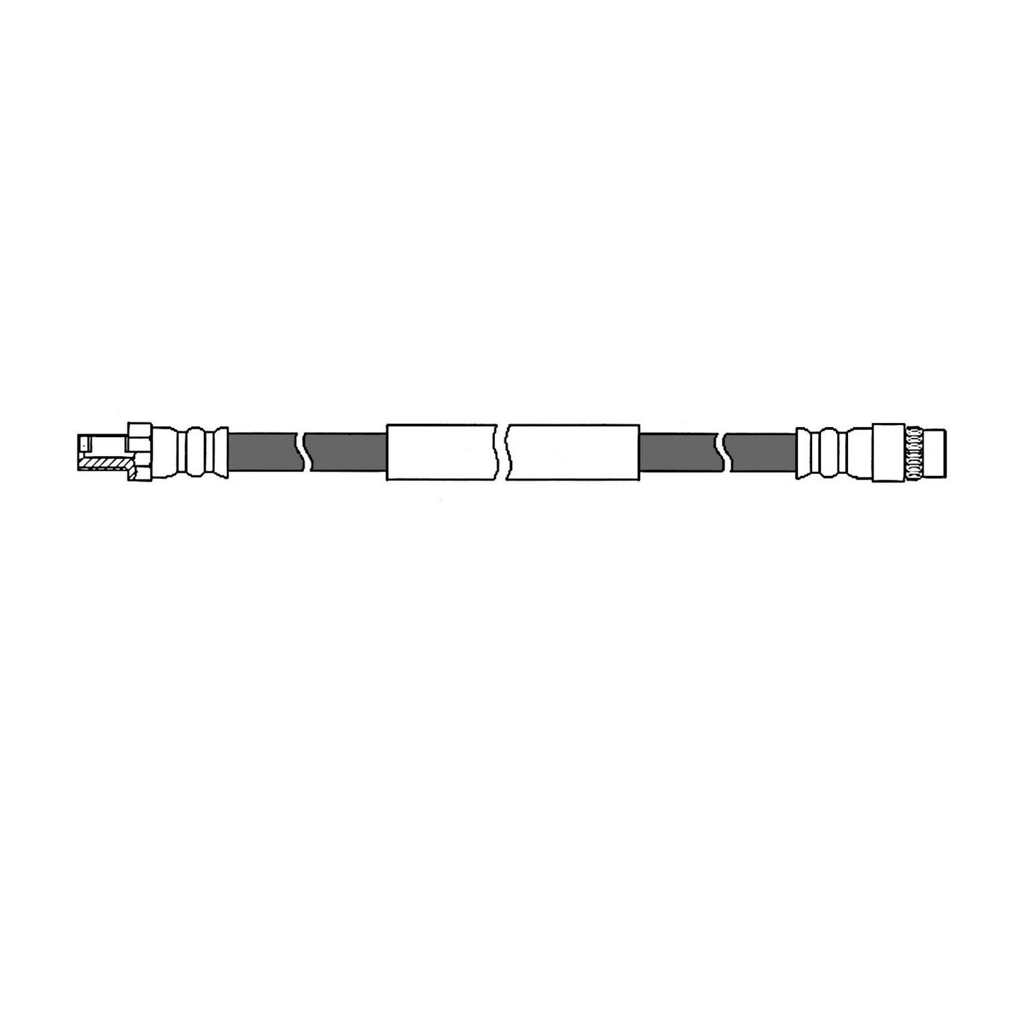 Centric Parts Brake Hydraulic Hose 150.11002