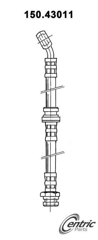 Centric Parts Brake Hose 150.43011