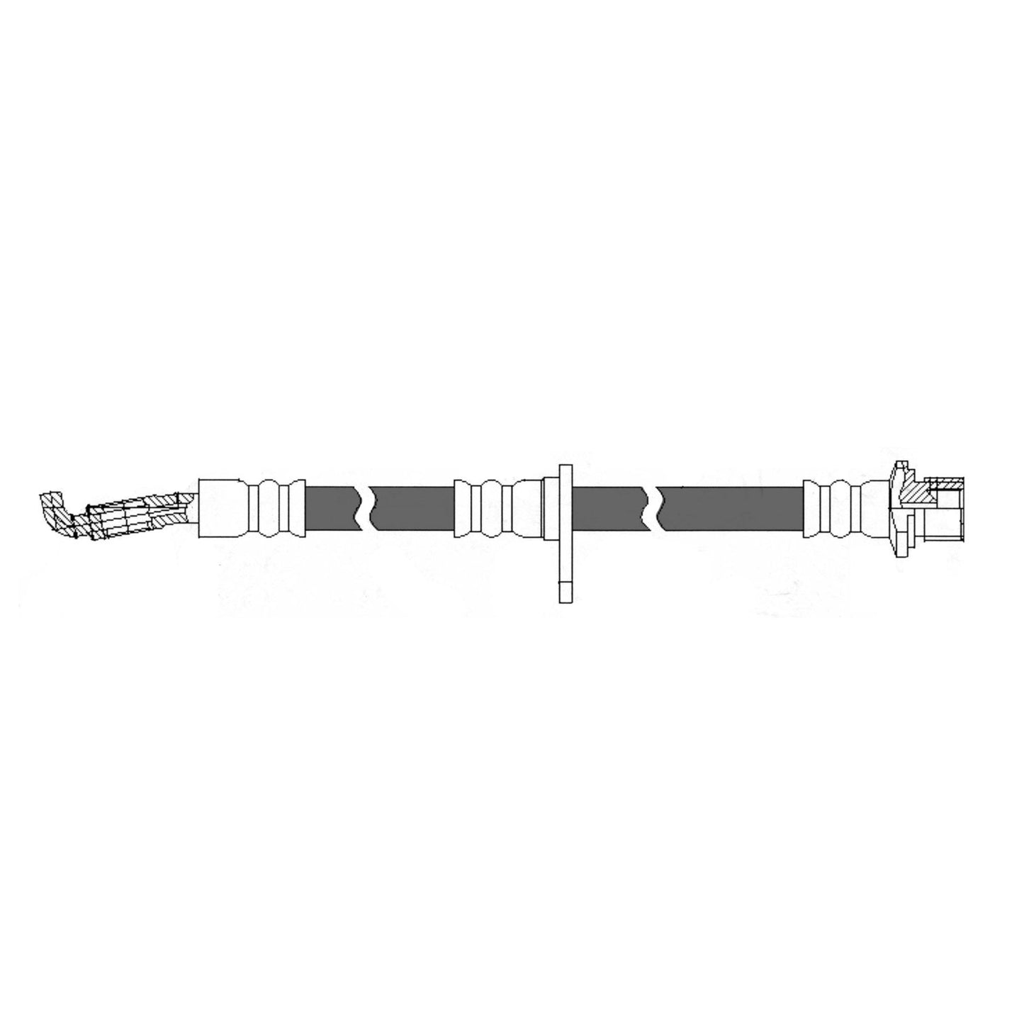 Centric Parts Brake Hose 150.44146