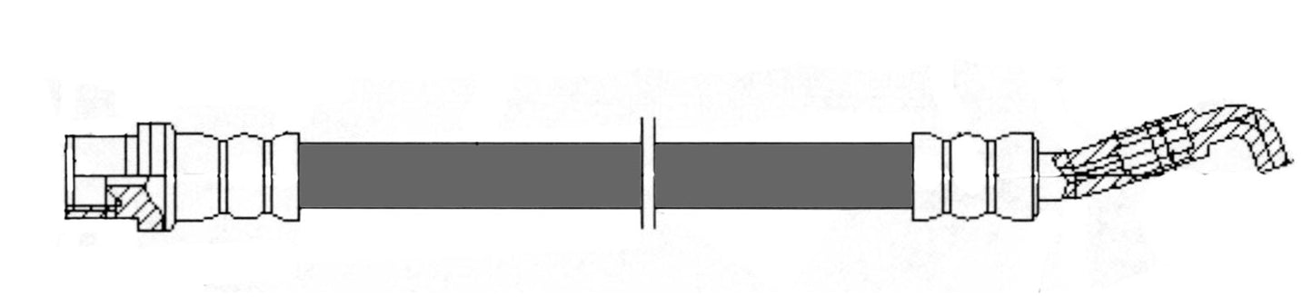 Centric Parts Brake Hydraulic Hose 150.44422