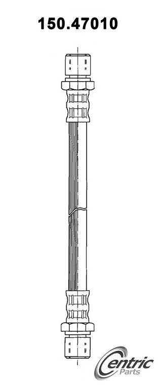 Centric Parts Brake Hose 150.47010