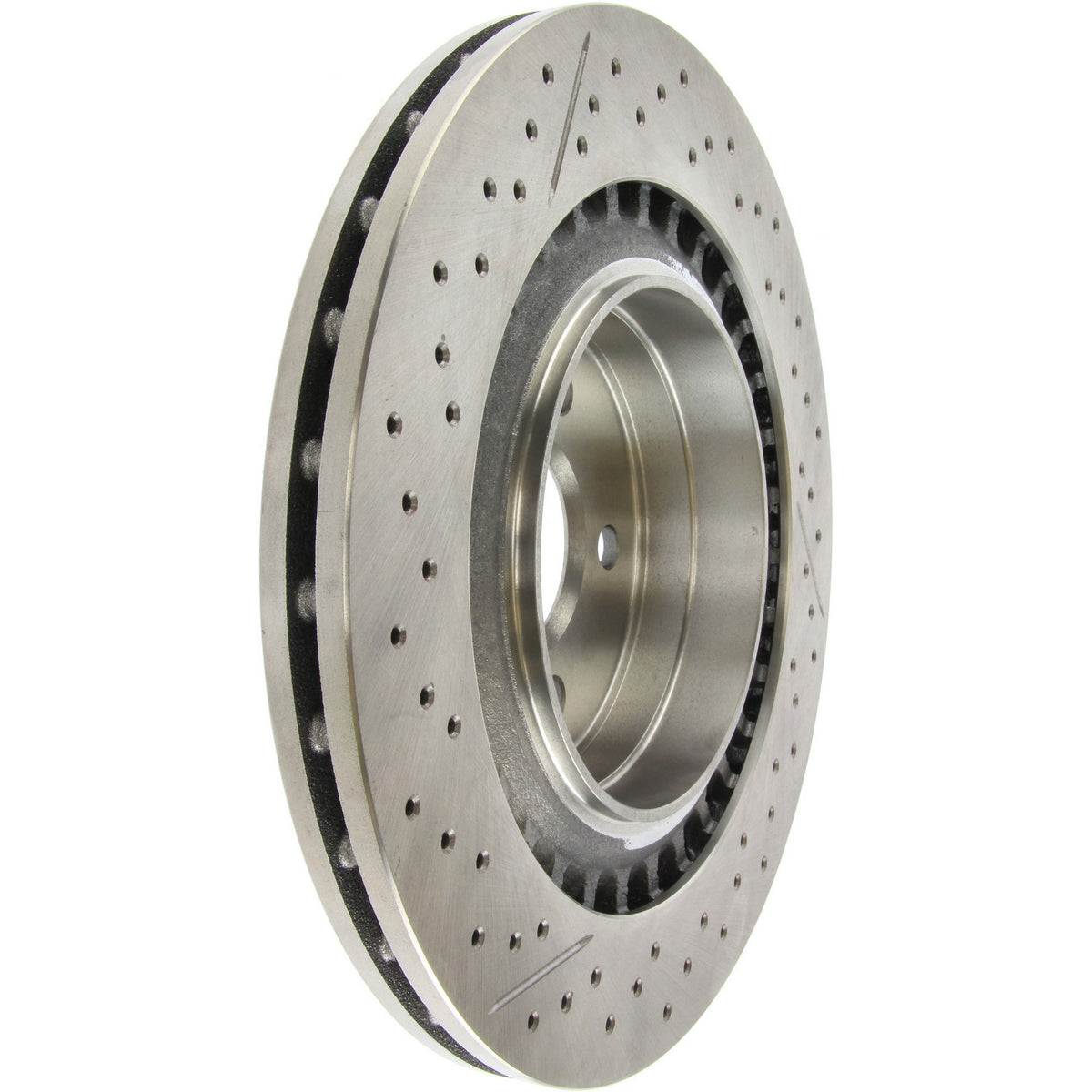 Centric Parts Disc Brake Rotor Standard Drilled and Slotted with G11 Metallurgy for 2008-2015 Mercedes-Benz C63 AMG 227.35119