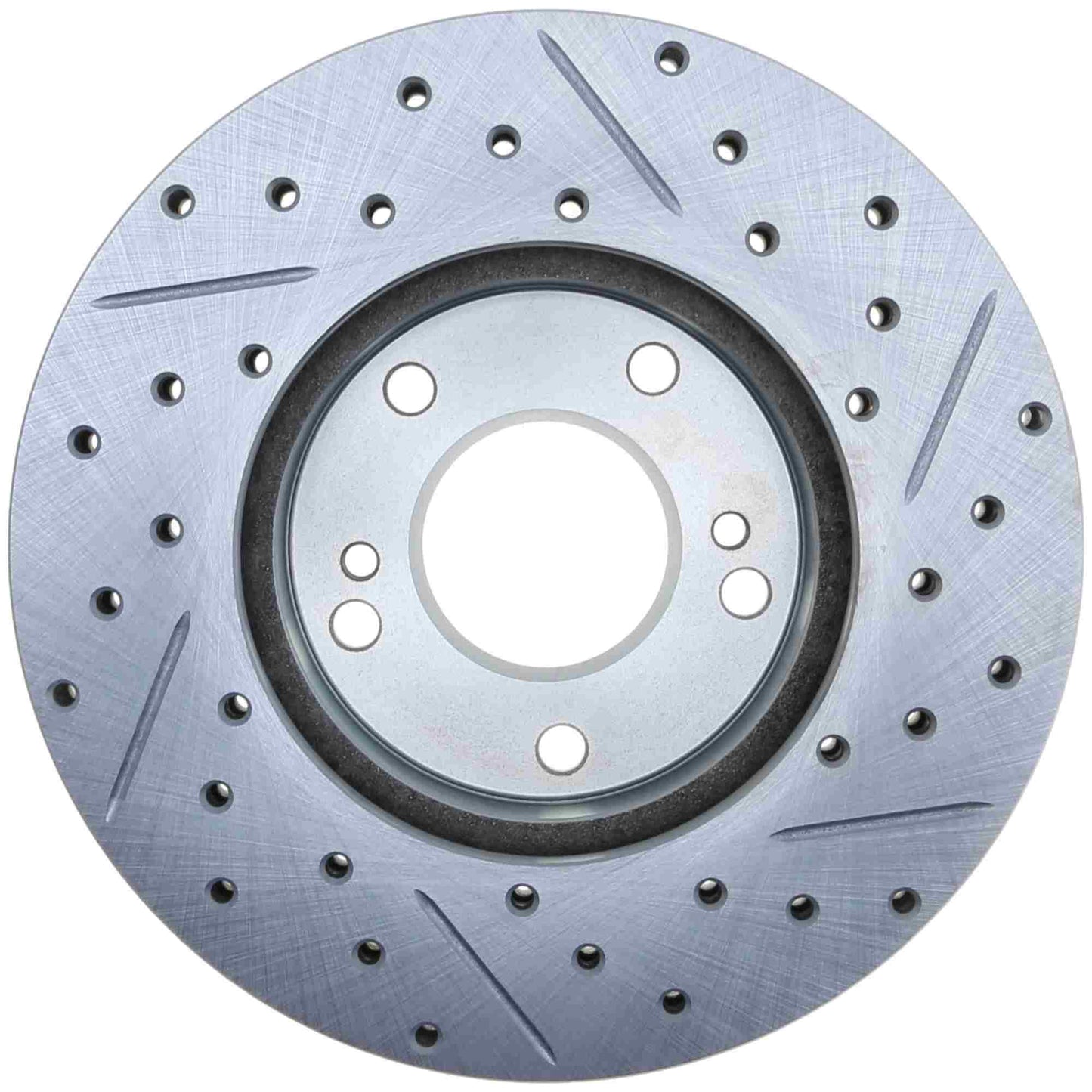 StopTech Select Sport Drilled And Slotted Brake Rotor; Front Right