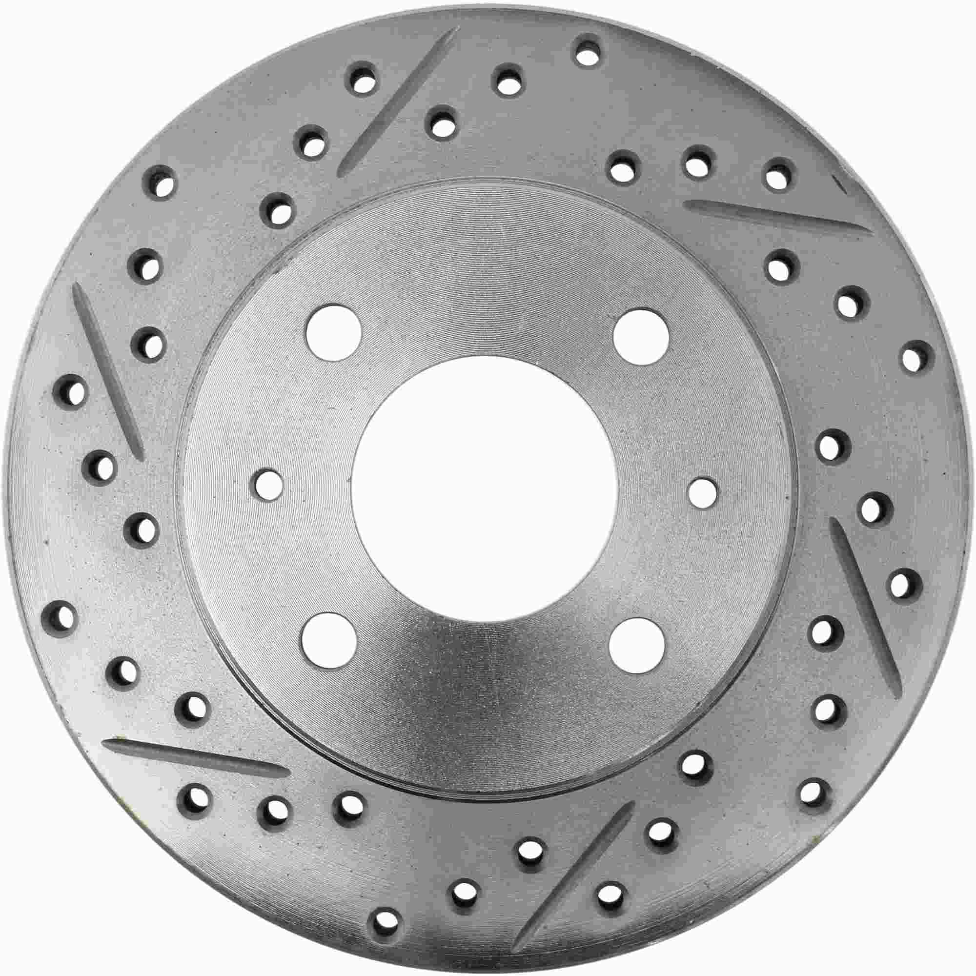 StopTech Select Sport Drilled And Slotted Brake Rotor; Front Right