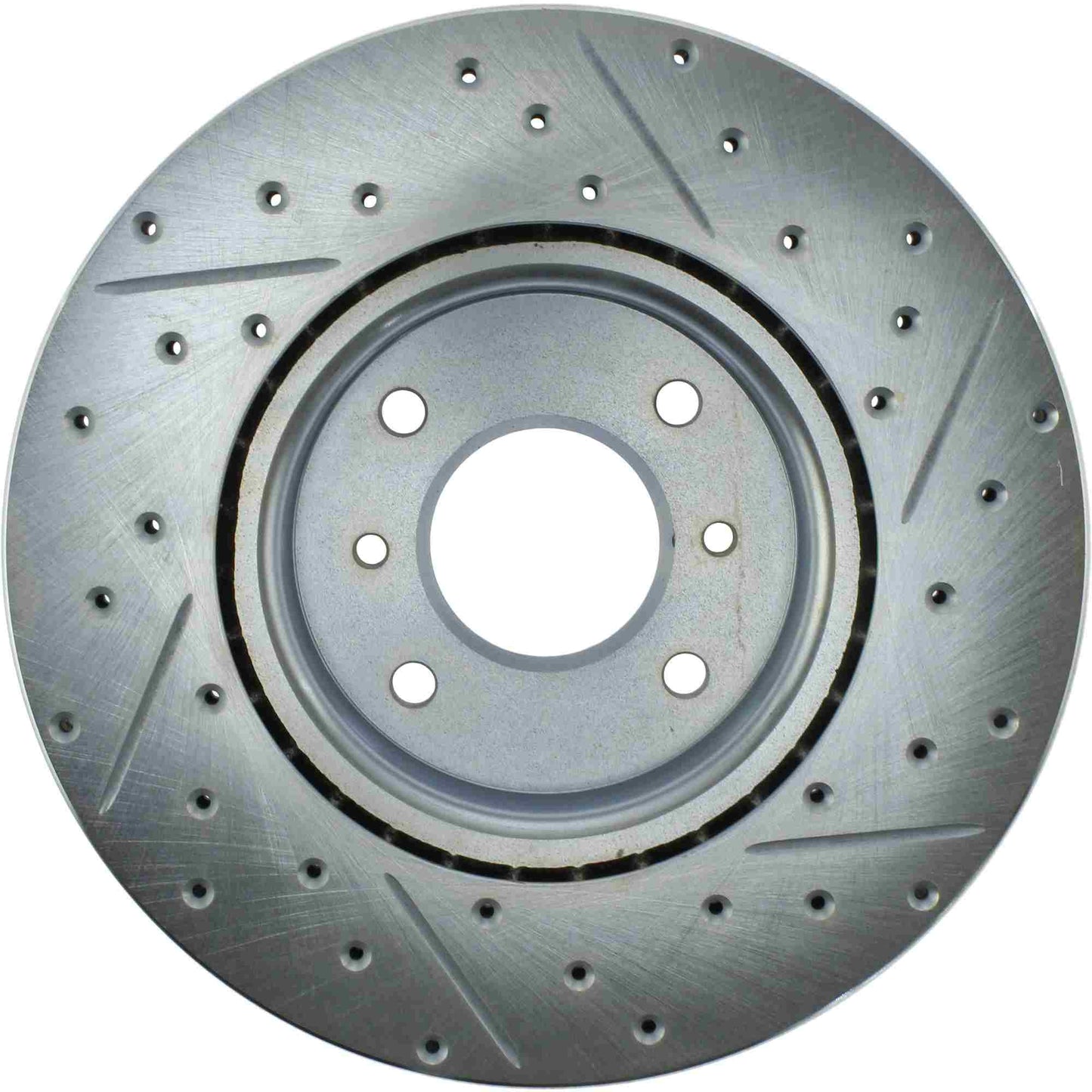 StopTech Select Sport Drilled And Slotted Brake Rotor; Front Right