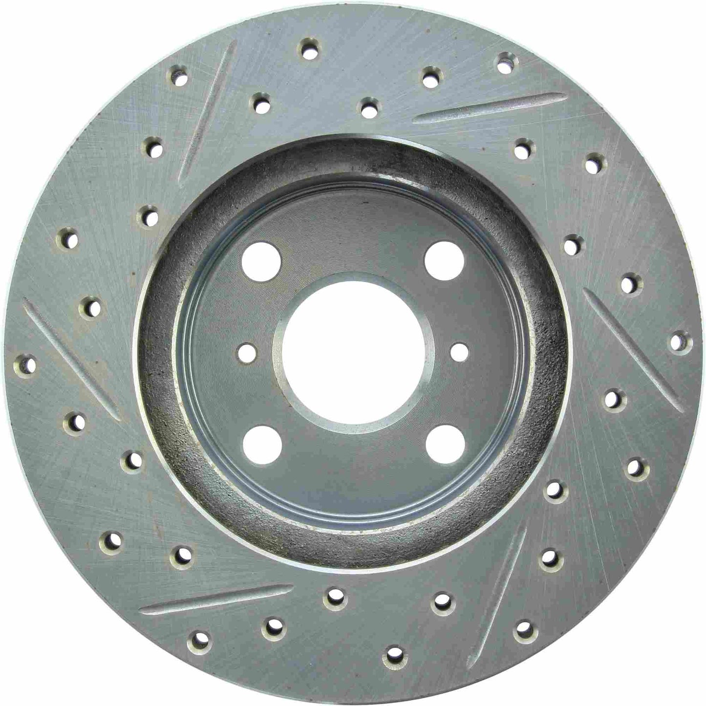 StopTech 92-95 Toyota Paseo Slotted & Drilled Left Front Brake Rotor 227.44077L