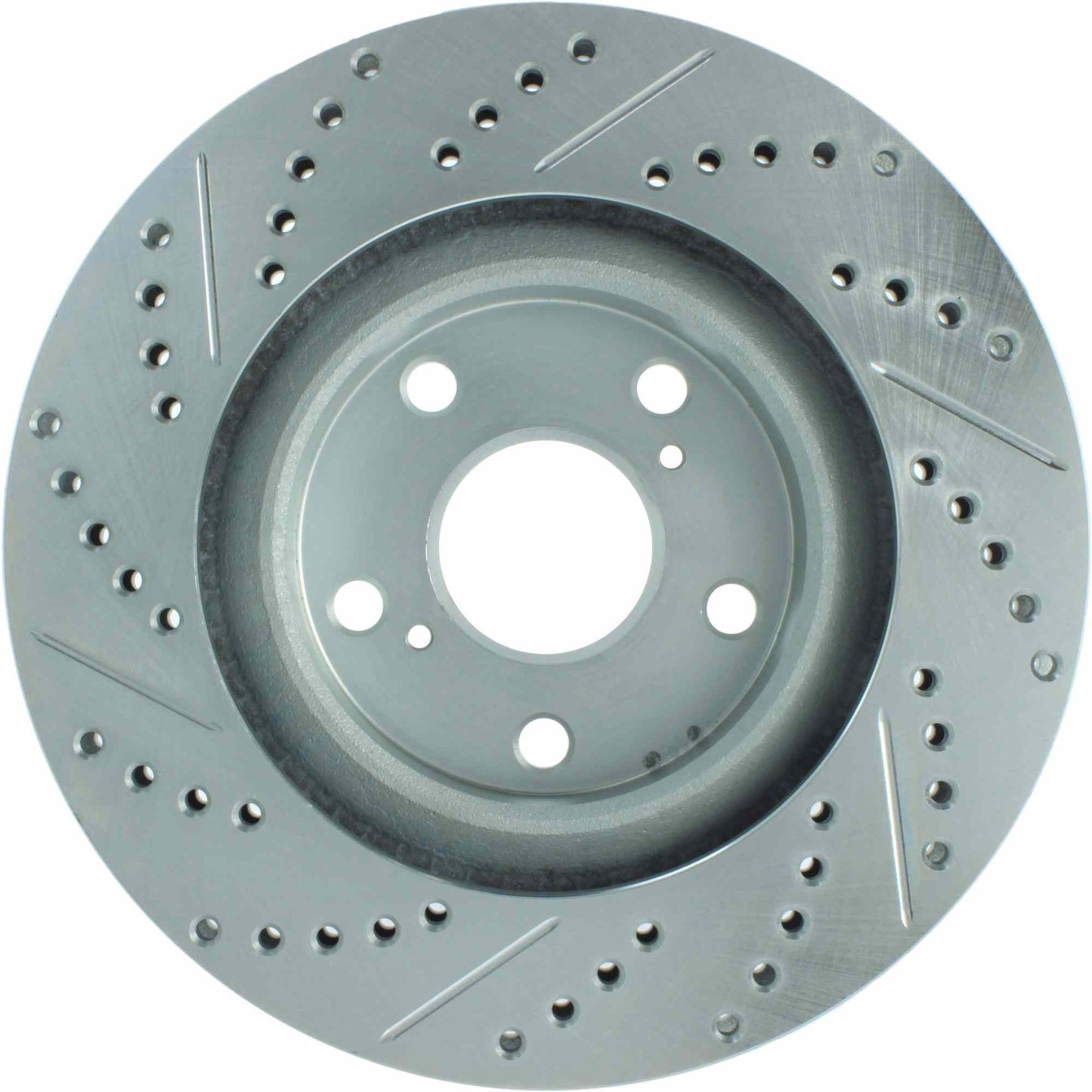 StopTech Select Sport Drilled And Slotted Brake Rotor; Front Left