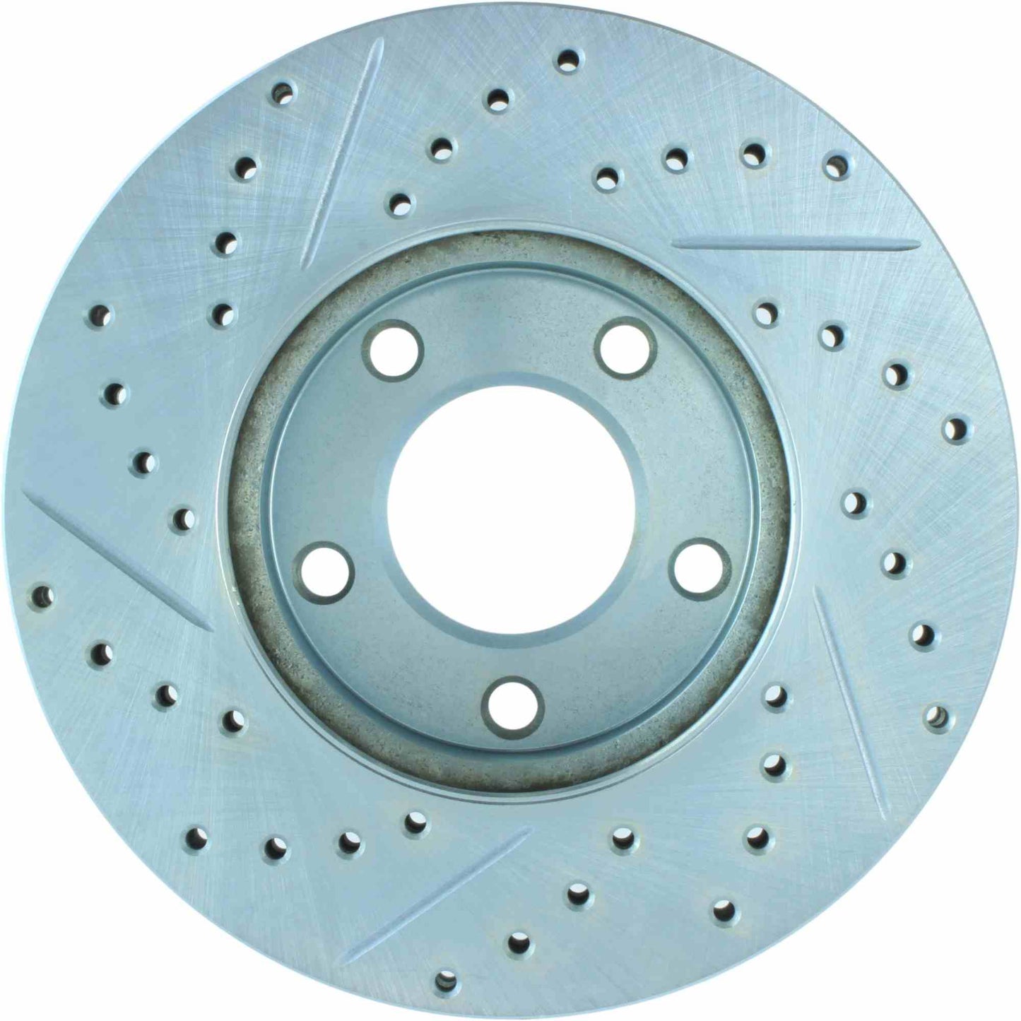 StopTech Select Sport Drilled And Slotted Brake Rotor; Front Left