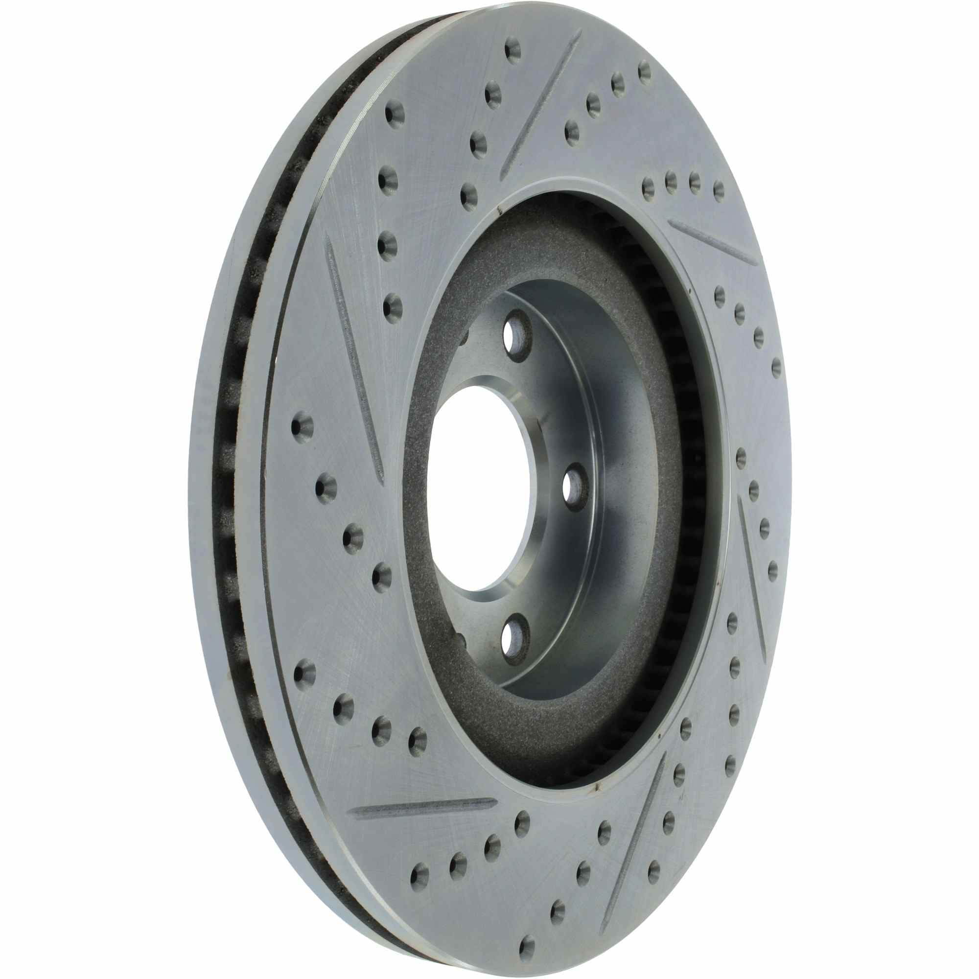 StopTech Select Sport Drilled And Slotted Brake Rotor; Front Left