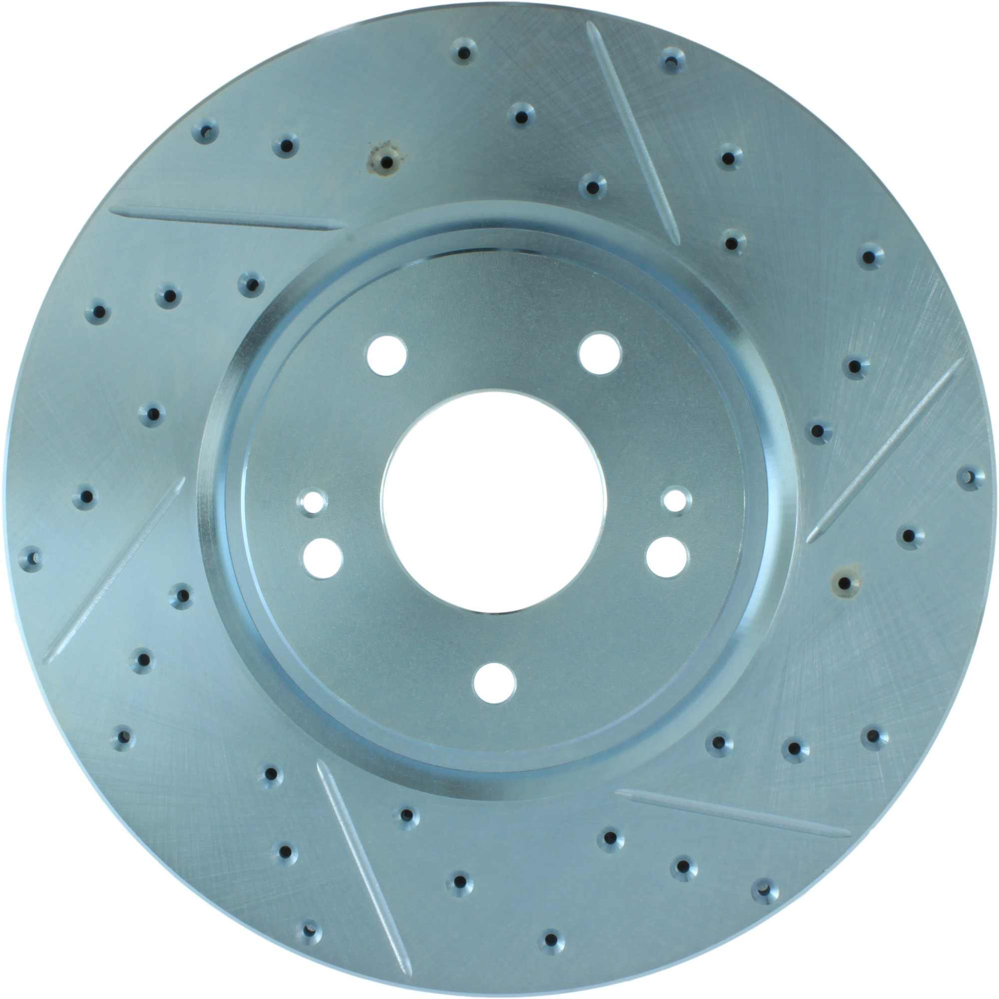 StopTech Select Sport Drilled And Slotted Brake Rotor; Front Left