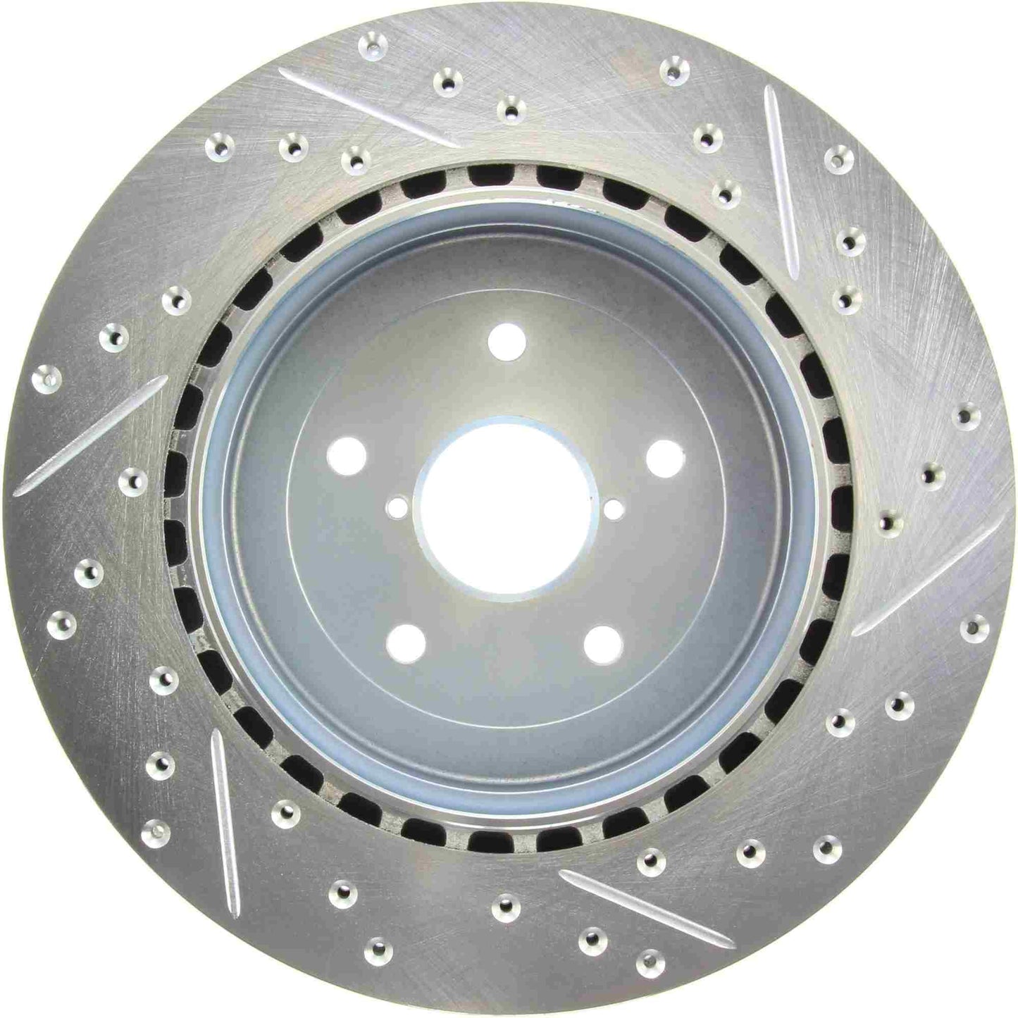StopTech Select Sport 05-07 Subaru Impreza (DOES NOT FIT WRX/STI) Slotted / Drilled Right Rear Rotor 227.47023R