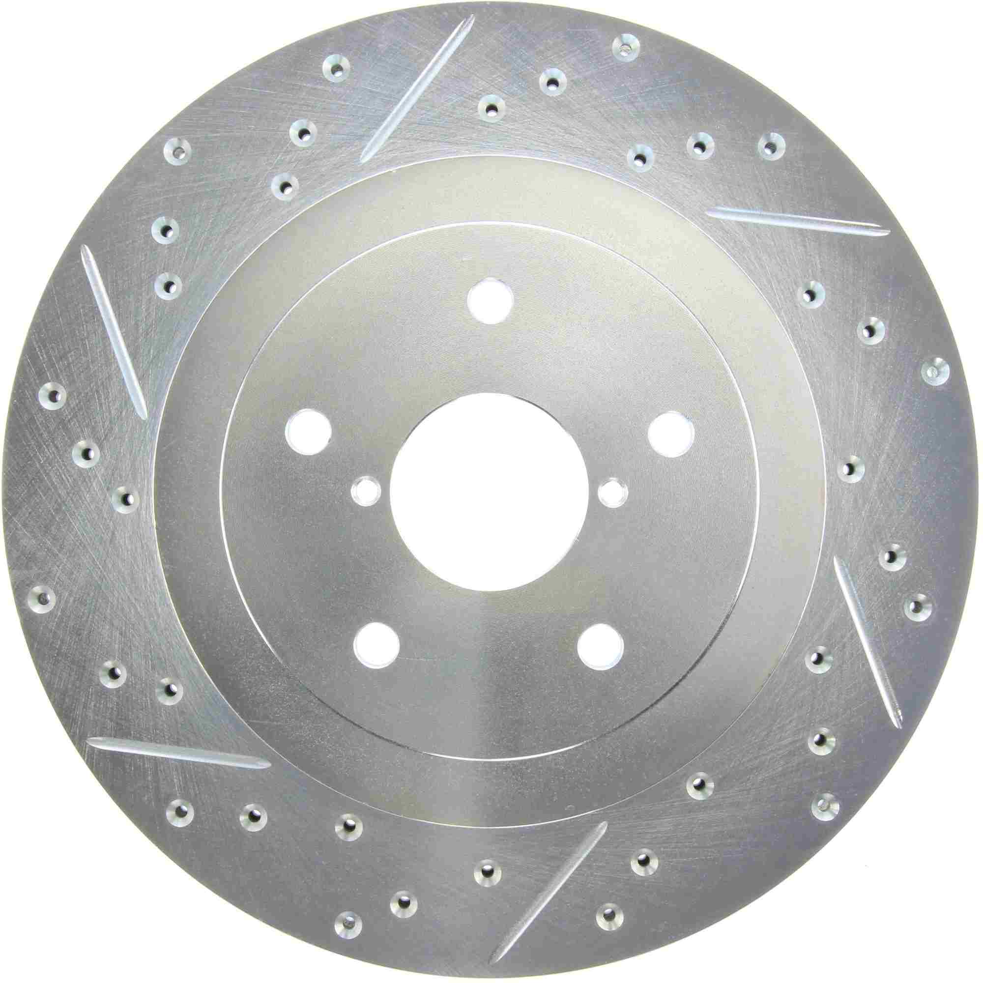 StopTech Select Sport 05-07 Subaru Impreza (DOES NOT FIT WRX/STI) Slotted / Drilled Right Rear Rotor 227.47023R