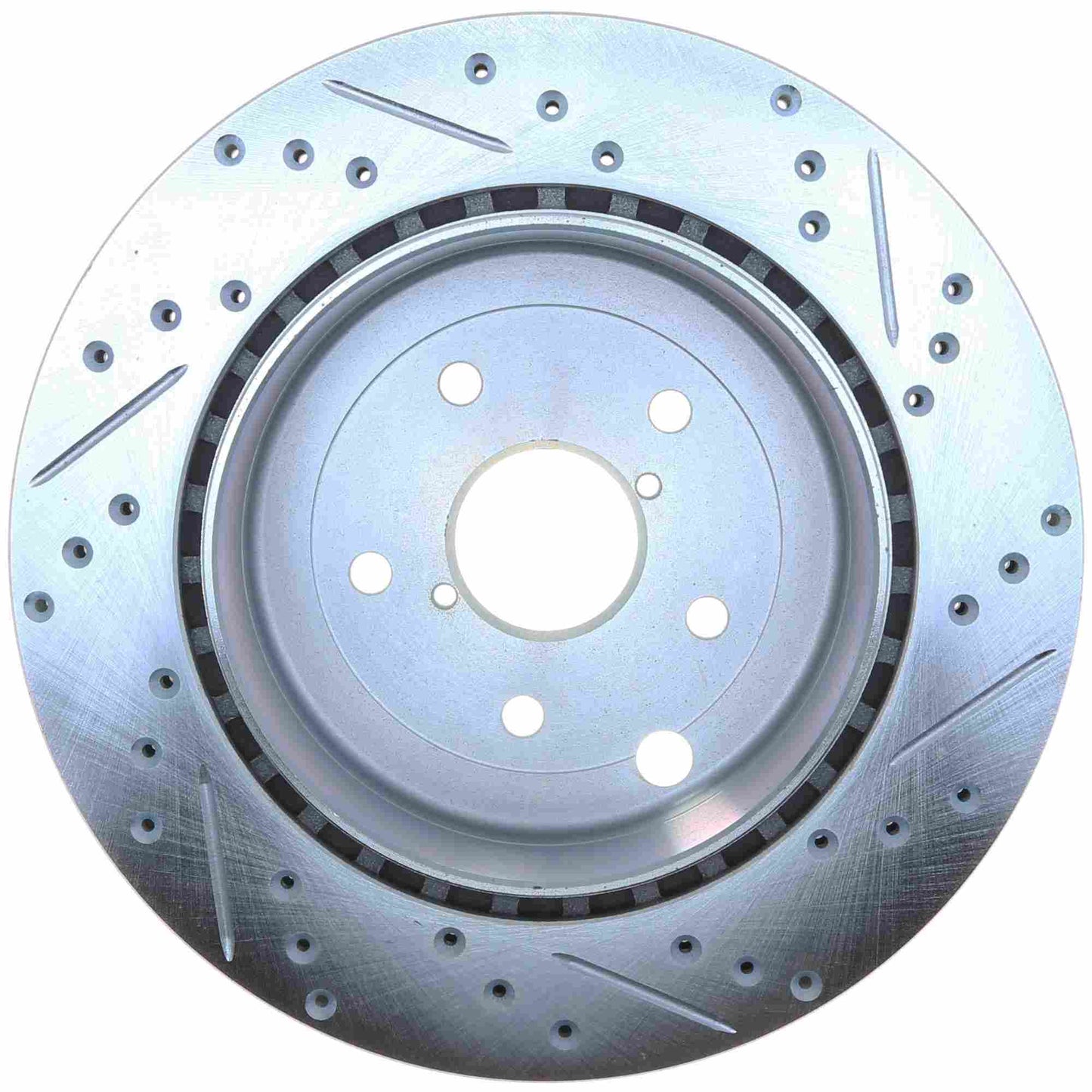 StopTech Select Sport Subaru WRX/STI Slotted and Drilled Right Rotor 227.47030R