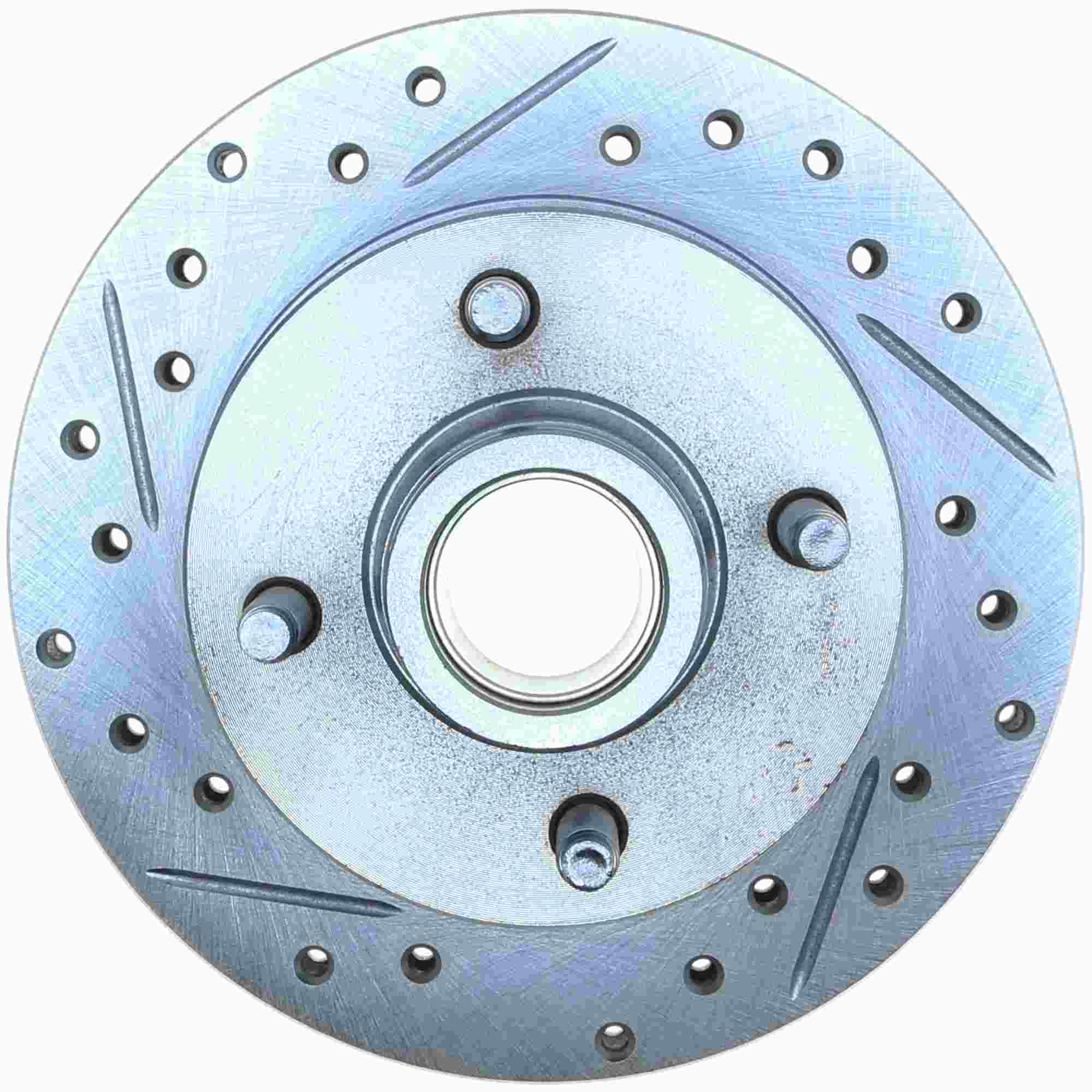 StopTech Select Sport Drilled And Slotted Brake Rotor; Front Right