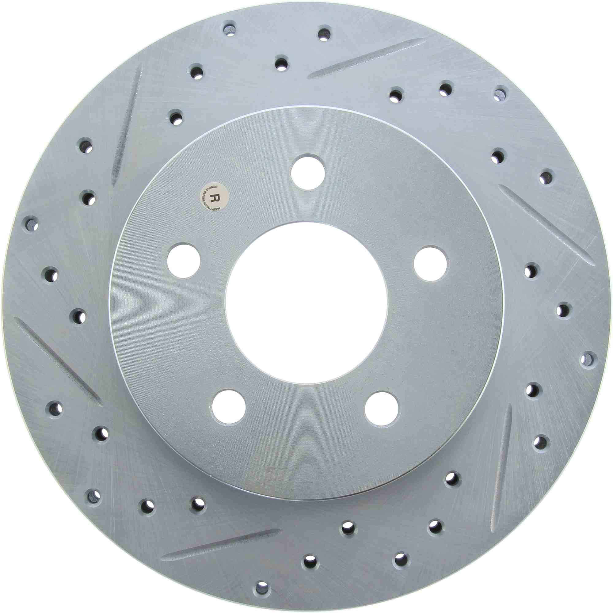 StopTech Select Sport 82-87 Lincoln Continental Sport Slotted & Drilled Right Rear Brake Rotor 227.61021R