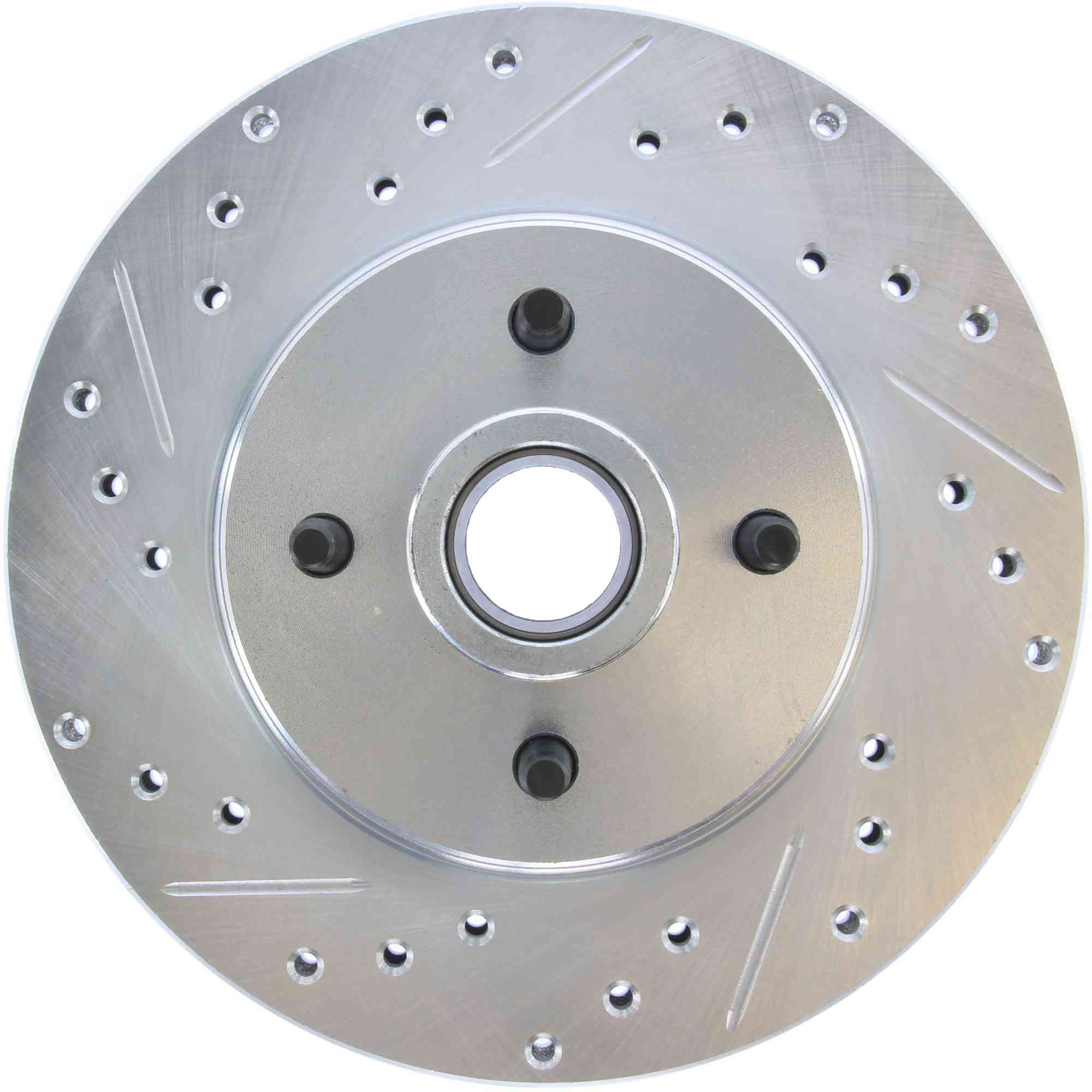 StopTech Select Sport Drilled And Slotted Brake Rotor; Front Right